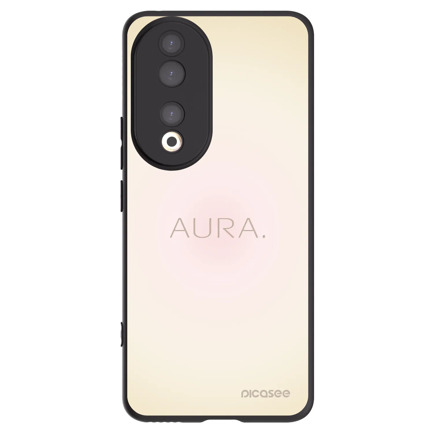 Picasee fekete szilikon tok az alábbi mobiltelefonokra Honor 90 5G - Aura