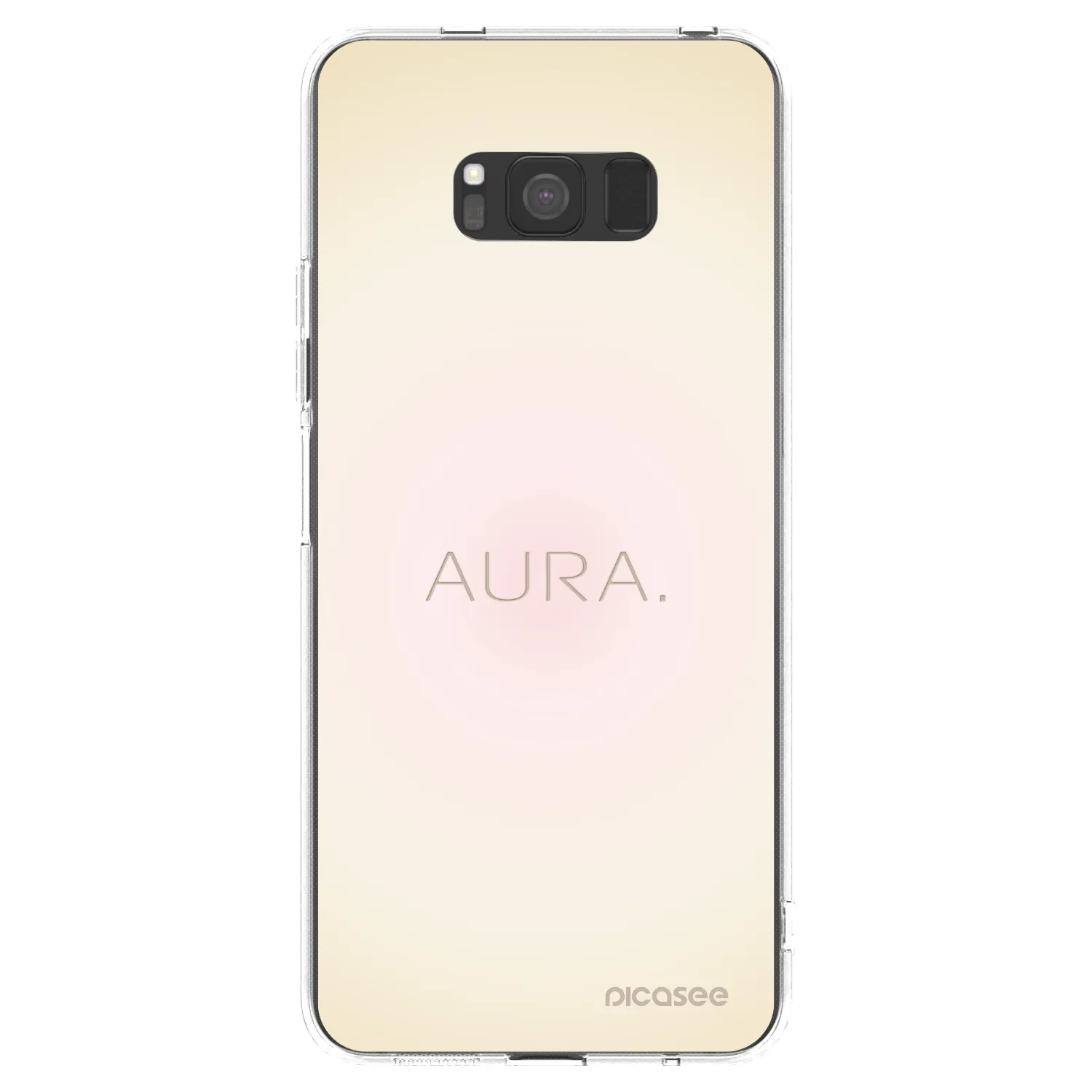 Picasee átlátszó szilikon tok az alábbi mobiltelefonokra Samsung Galaxy S8 G950F - Aura