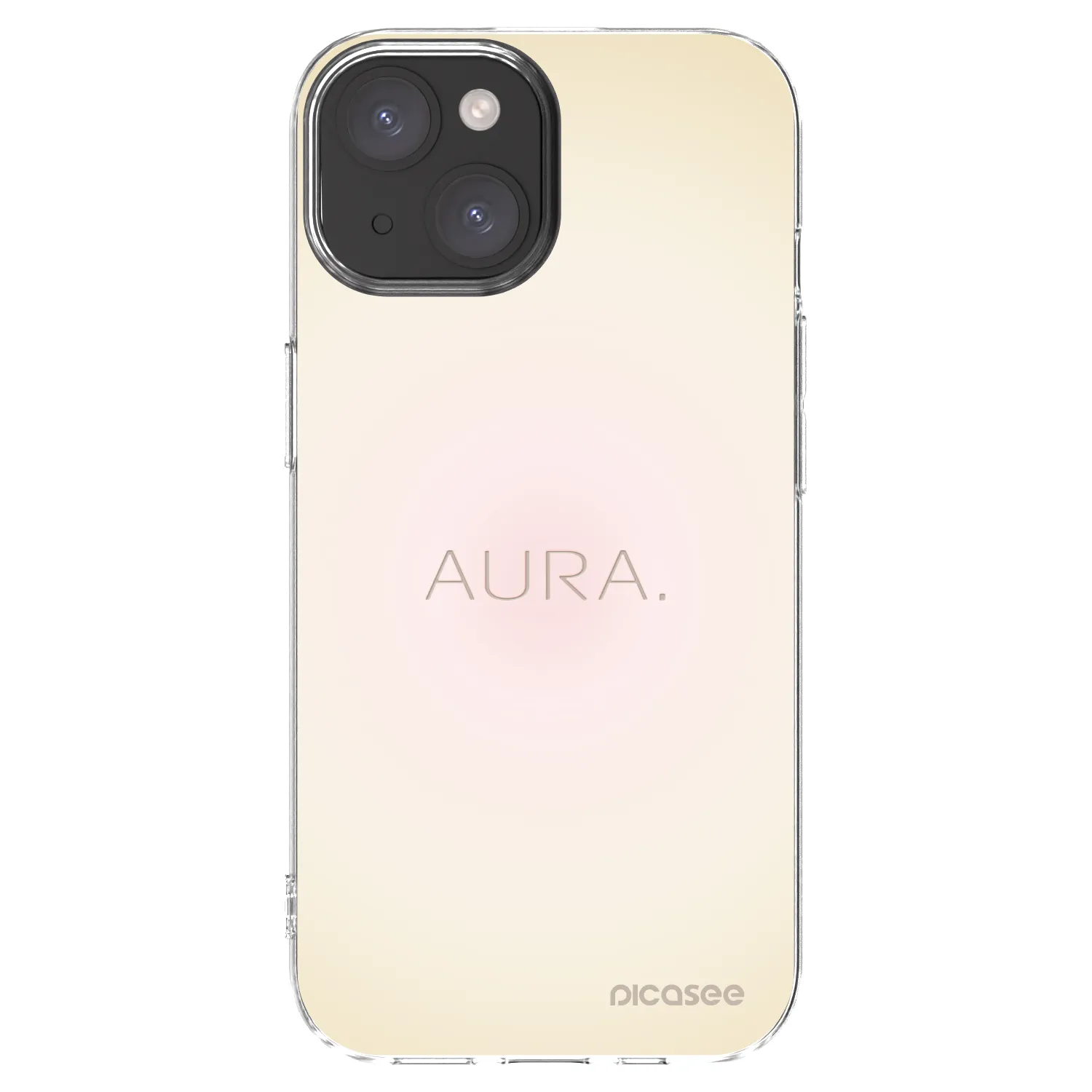 Picasee átlátszó szilikon tok az alábbi mobiltelefonokra Apple iPhone 15 - Aura