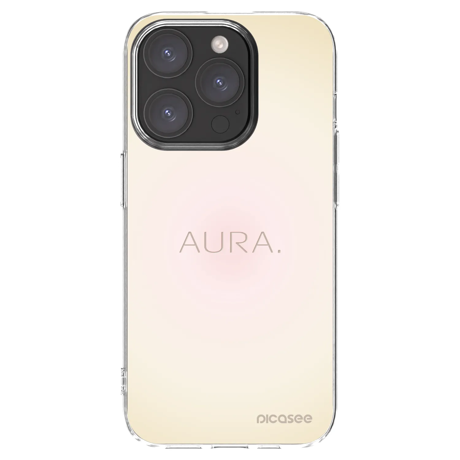 Picasee átlátszó szilikon tok az alábbi mobiltelefonokra Apple iPhone 15 Pro - Aura