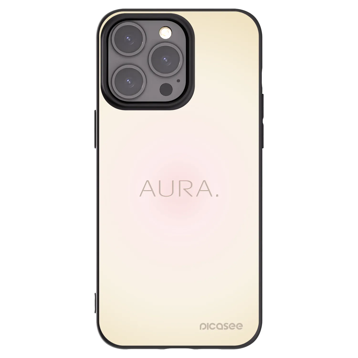 Picasee fekete szilikon tok az alábbi mobiltelefonokra Apple iPhone 15 Pro Max - Aura