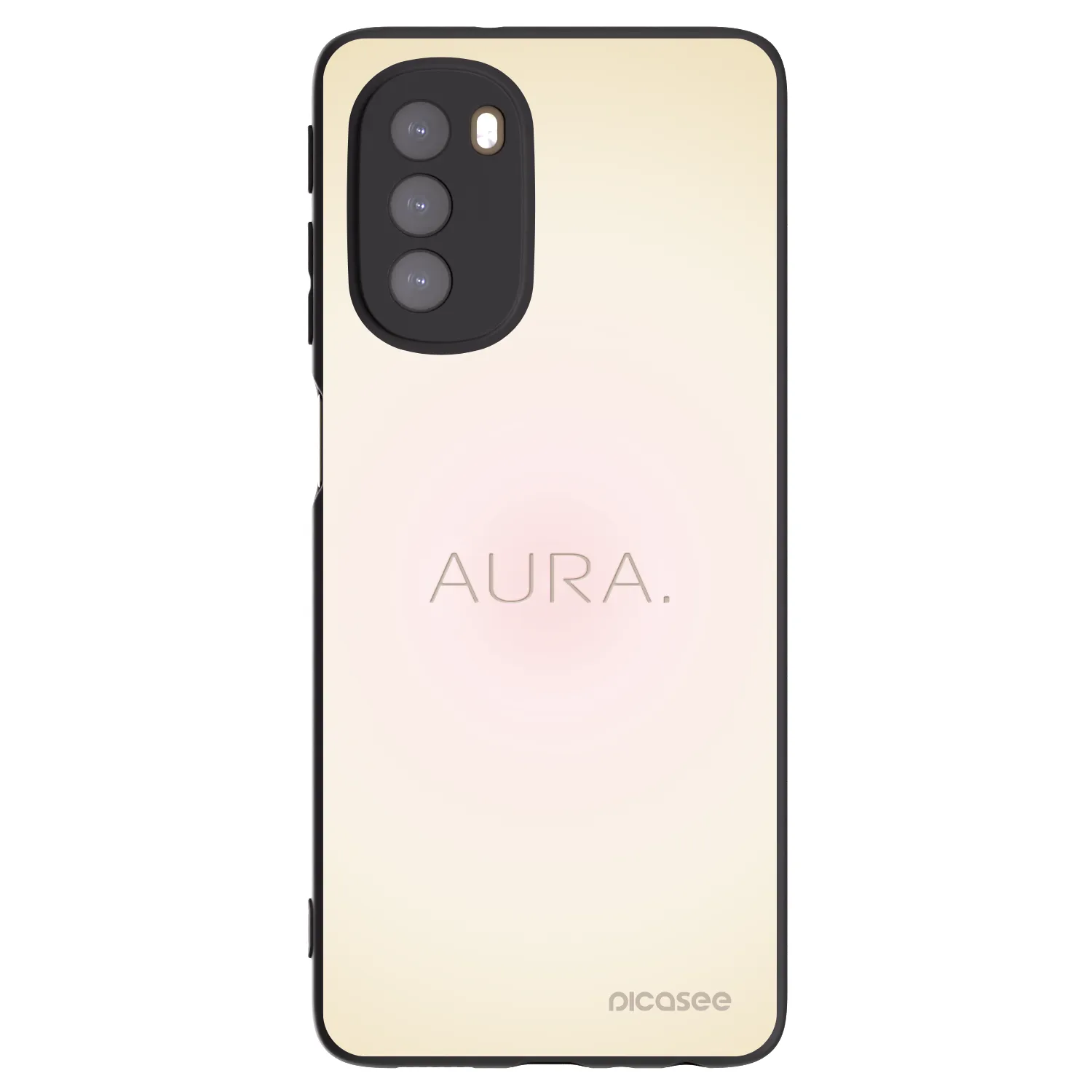 Picasee fekete szilikon tok az alábbi mobiltelefonokra Motorola Moto G51 - Aura