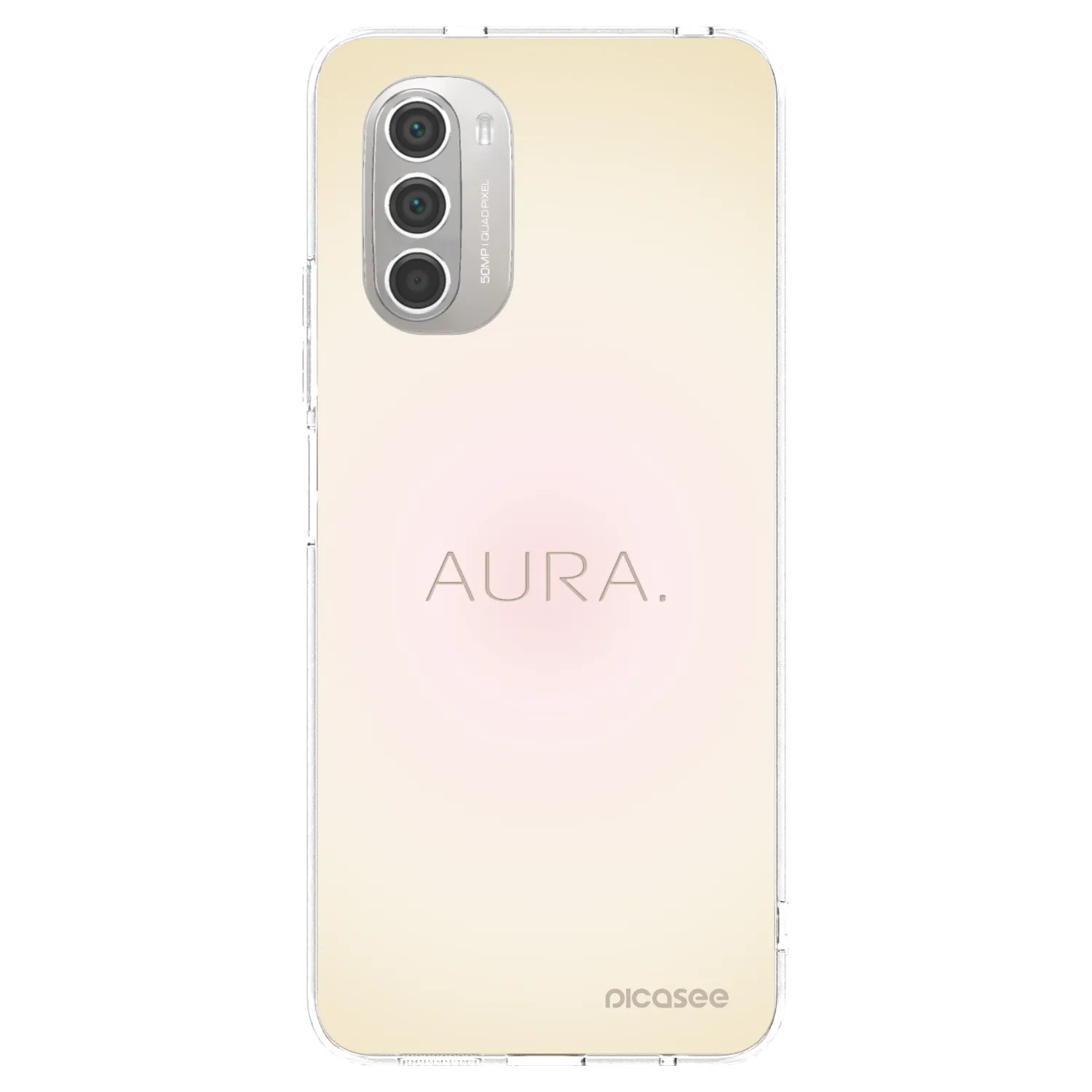 Picasee átlátszó szilikon tok az alábbi mobiltelefonokra Motorola Moto G51 - Aura