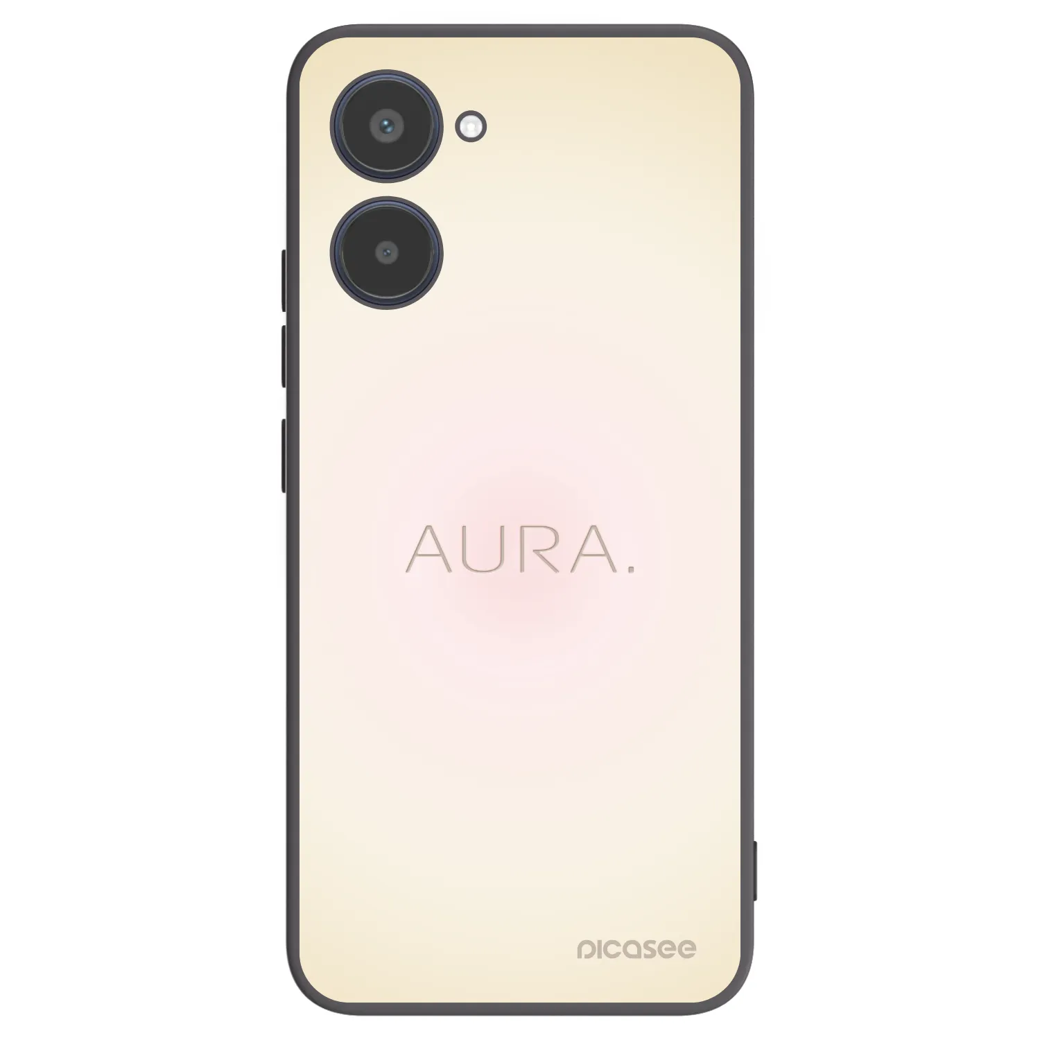 Picasee fekete szilikon tok az alábbi mobiltelefonokra Realme 10 4G - Aura