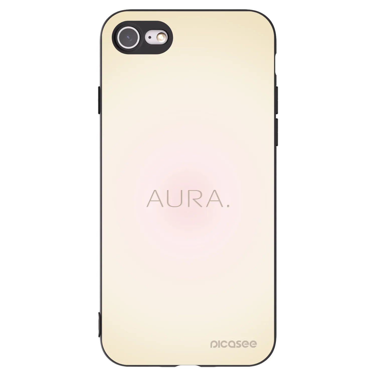 Picasee fekete szilikon tok az alábbi mobiltelefonokra Apple iPhone 7 - Aura