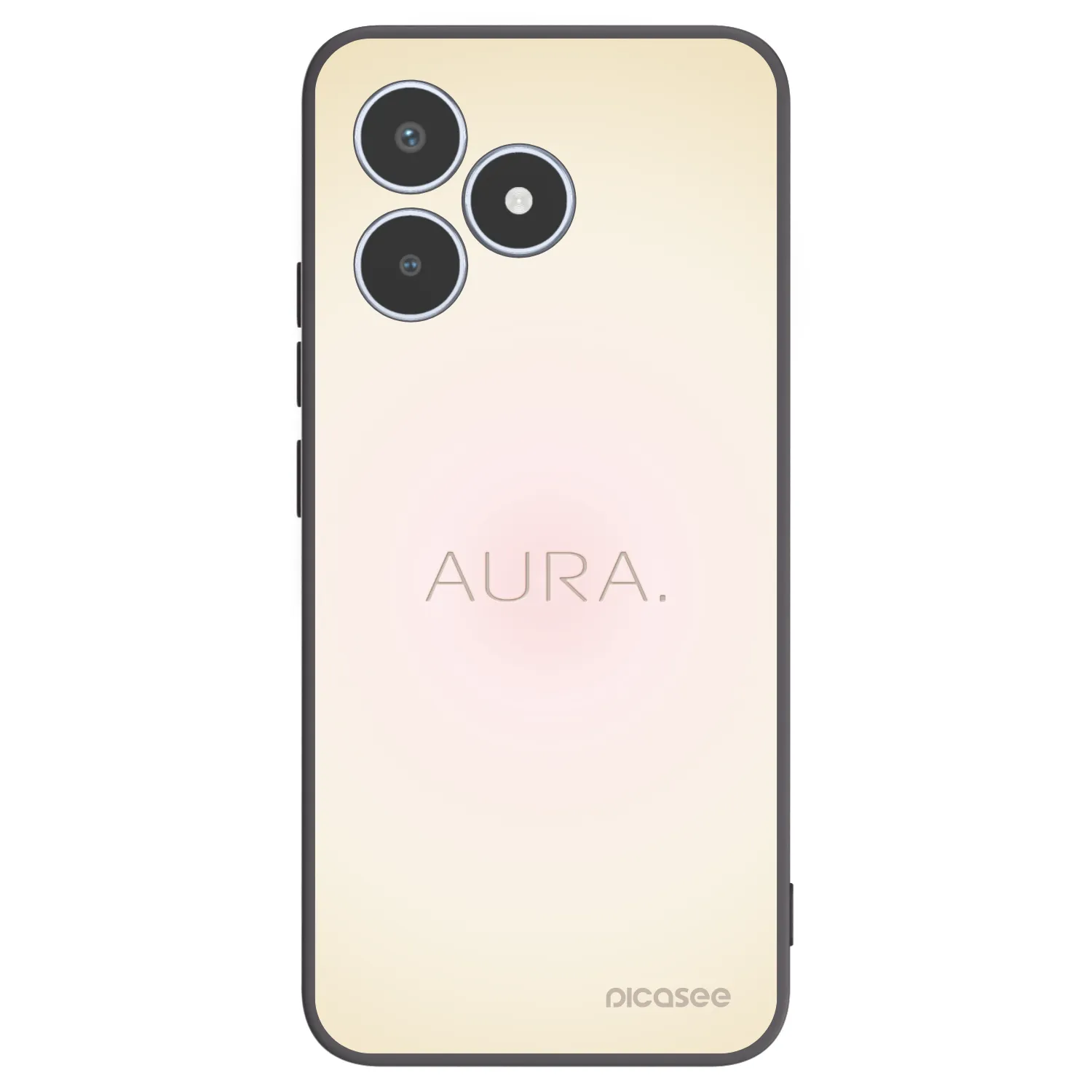 Picasee fekete szilikon tok az alábbi mobiltelefonokra Realme C53 - Aura