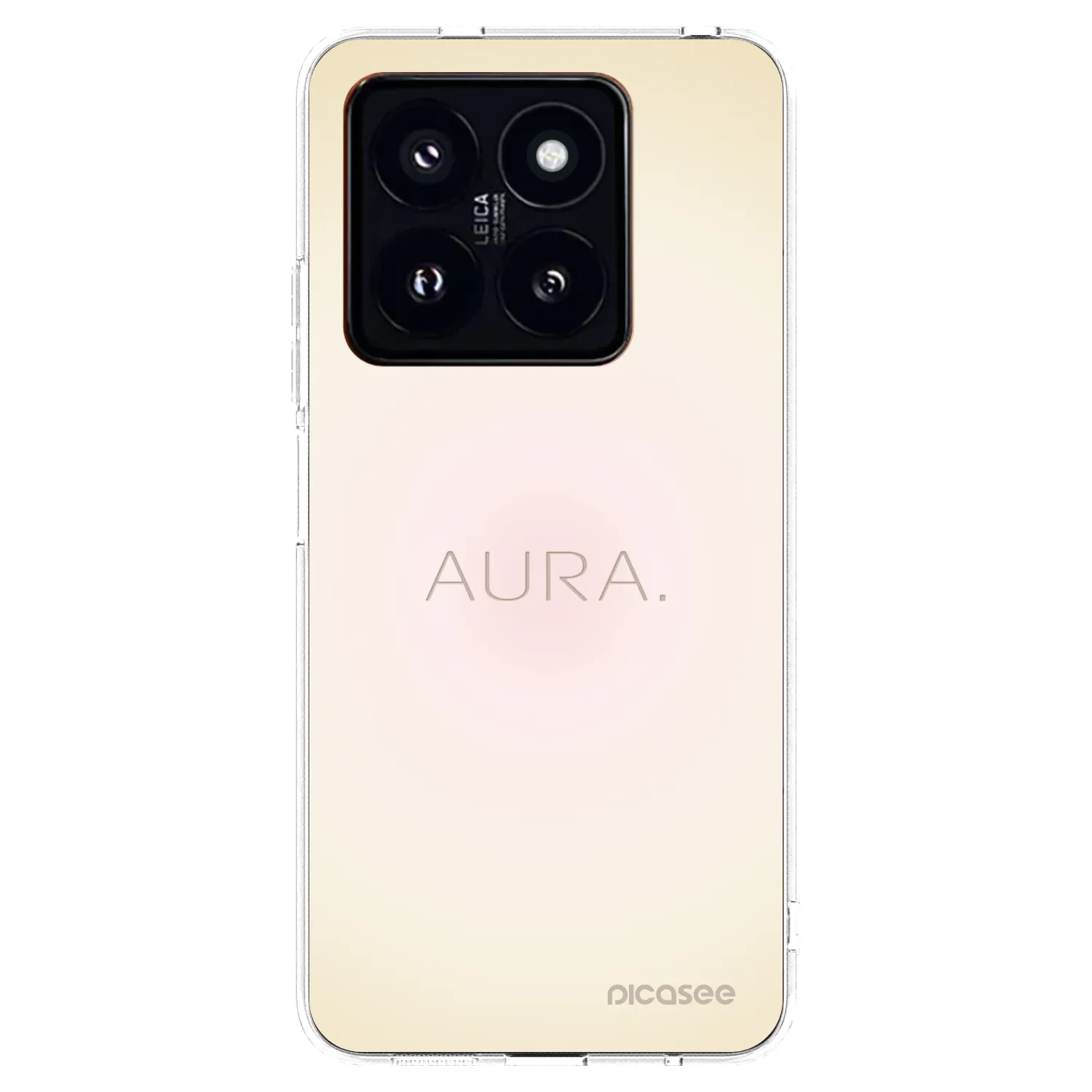 Picasee átlátszó szilikon tok az alábbi mobiltelefonokra Xiaomi 14 Pro - Aura
