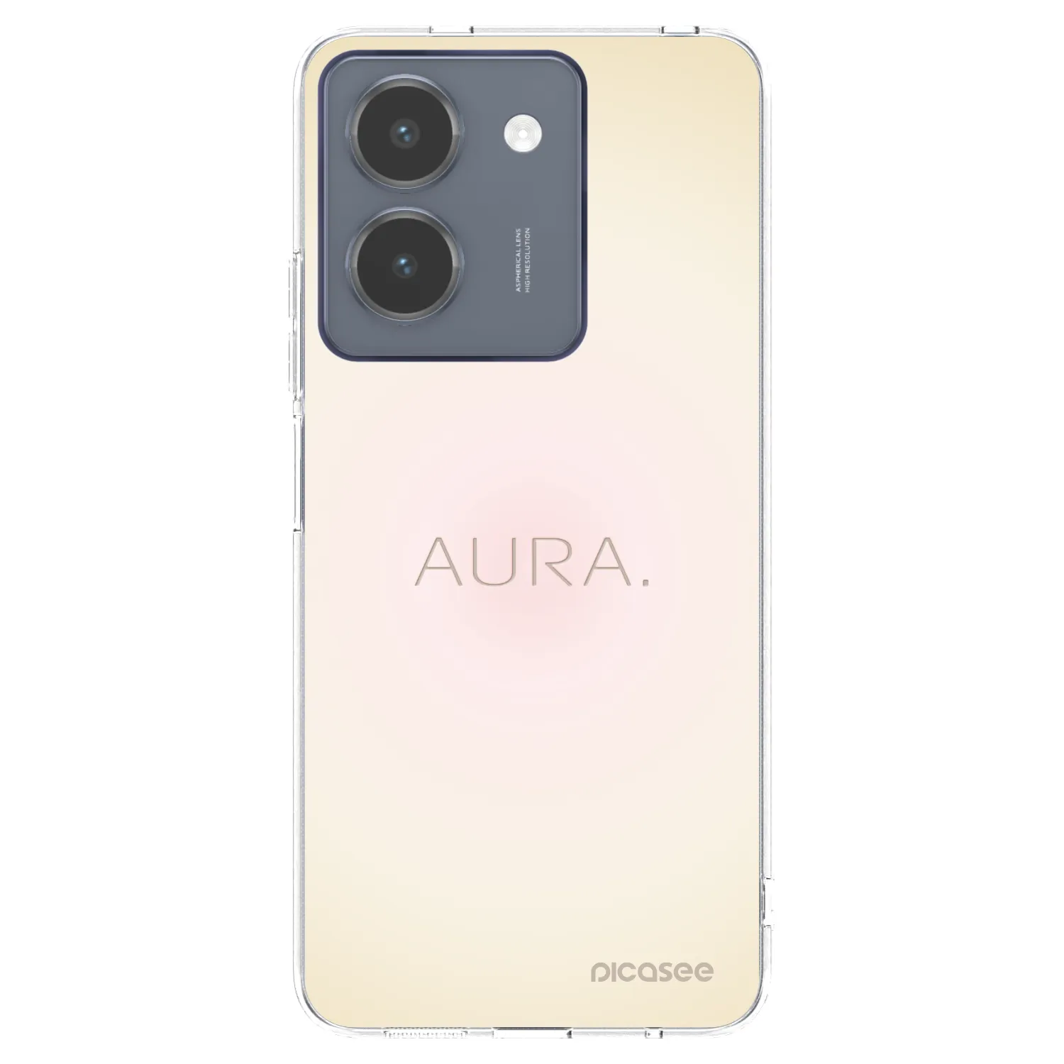 Picasee átlátszó szilikon tok az alábbi mobiltelefonokra Vivo Y36 4G - Aura