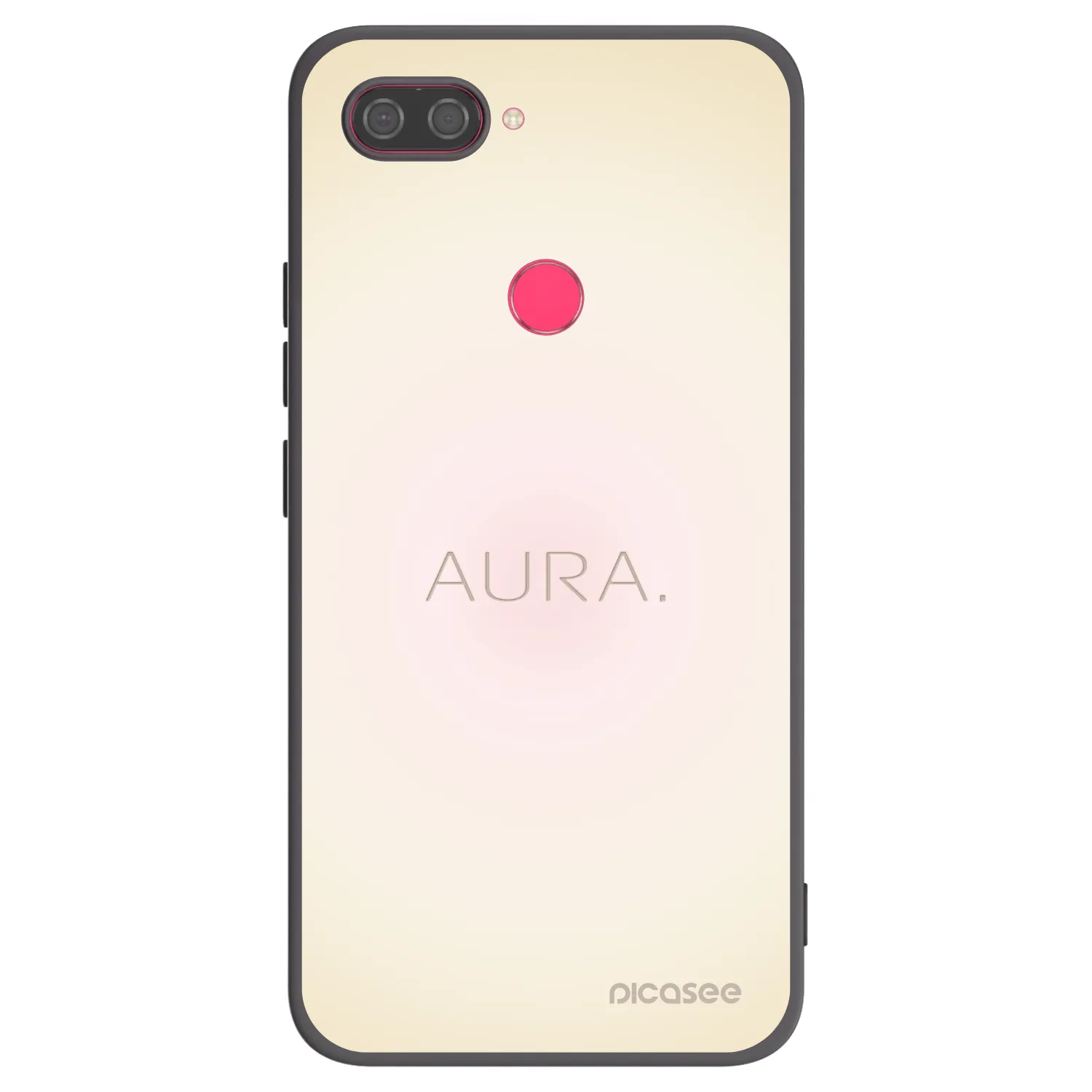 Picasee fekete szilikon tok az alábbi mobiltelefonokra Xiaomi Mi 8 Lite - Aura