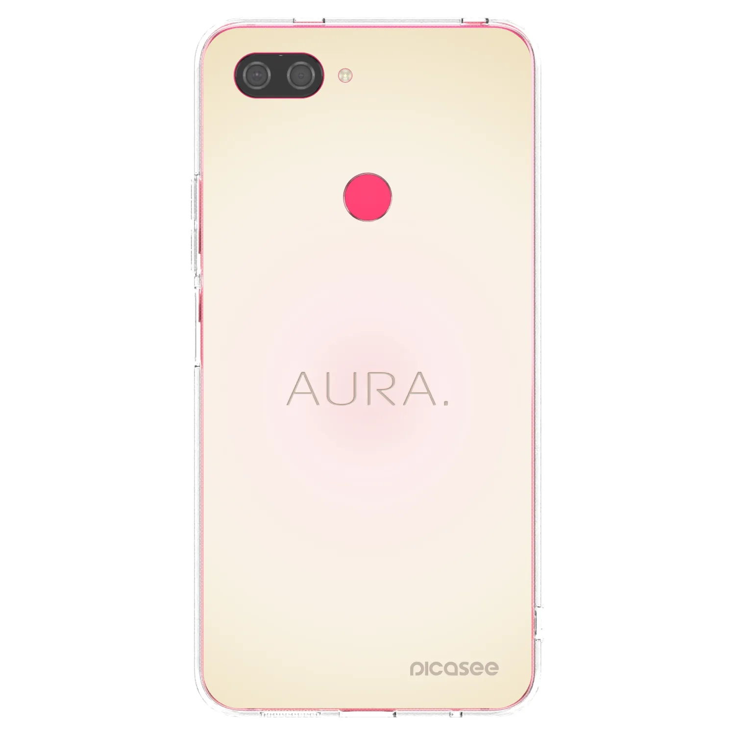 Picasee átlátszó szilikon tok az alábbi mobiltelefonokra Xiaomi Mi 8 Lite - Aura