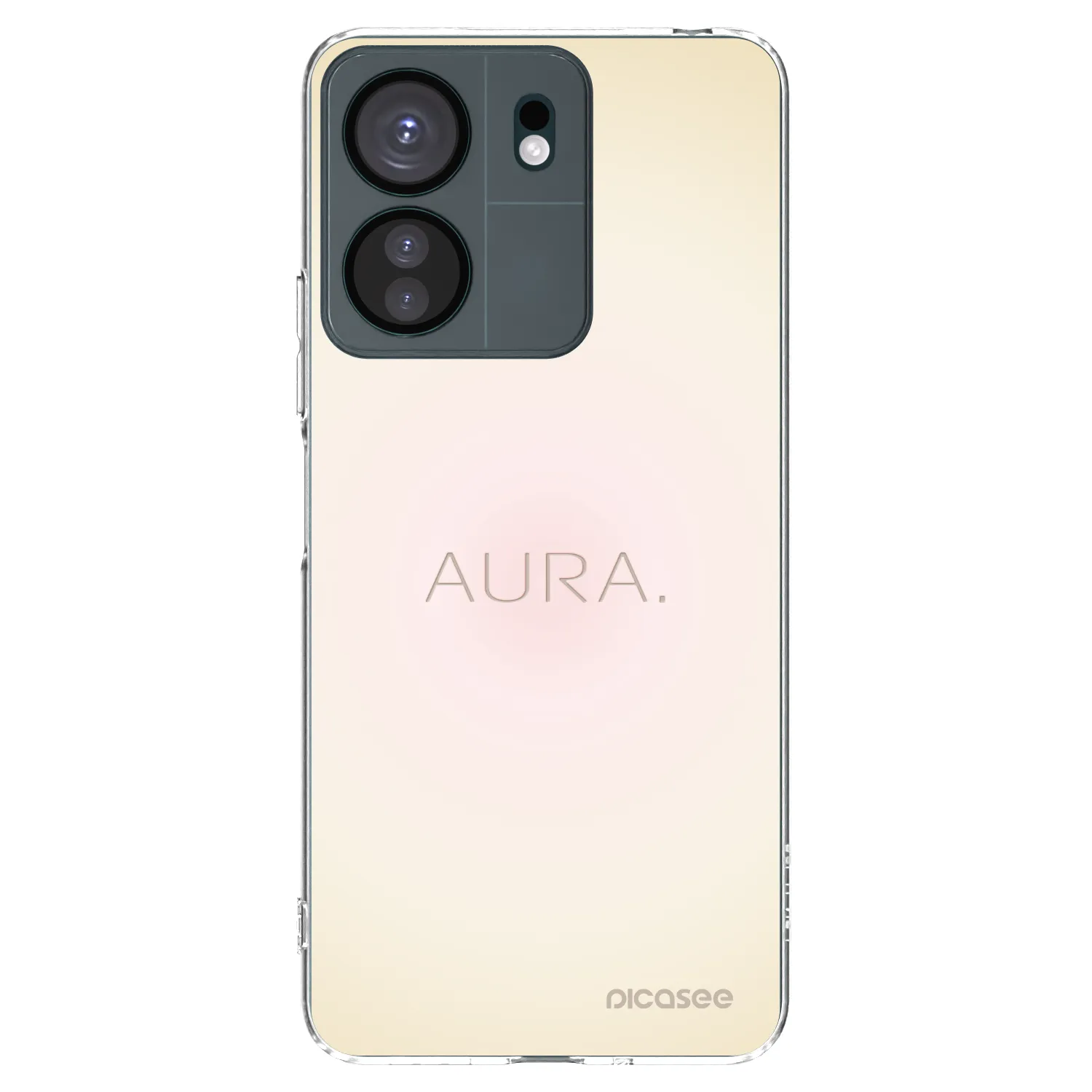 Picasee átlátszó szilikon tok az alábbi mobiltelefonokra Xiaomi Redmi 13C 4G - Aura