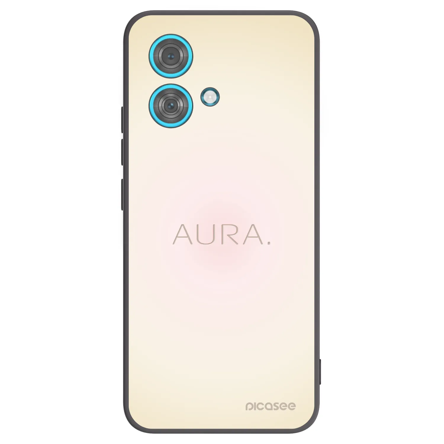 Picasee fekete szilikon tok az alábbi mobiltelefonokra Motorola Edge 40 Neo - Aura