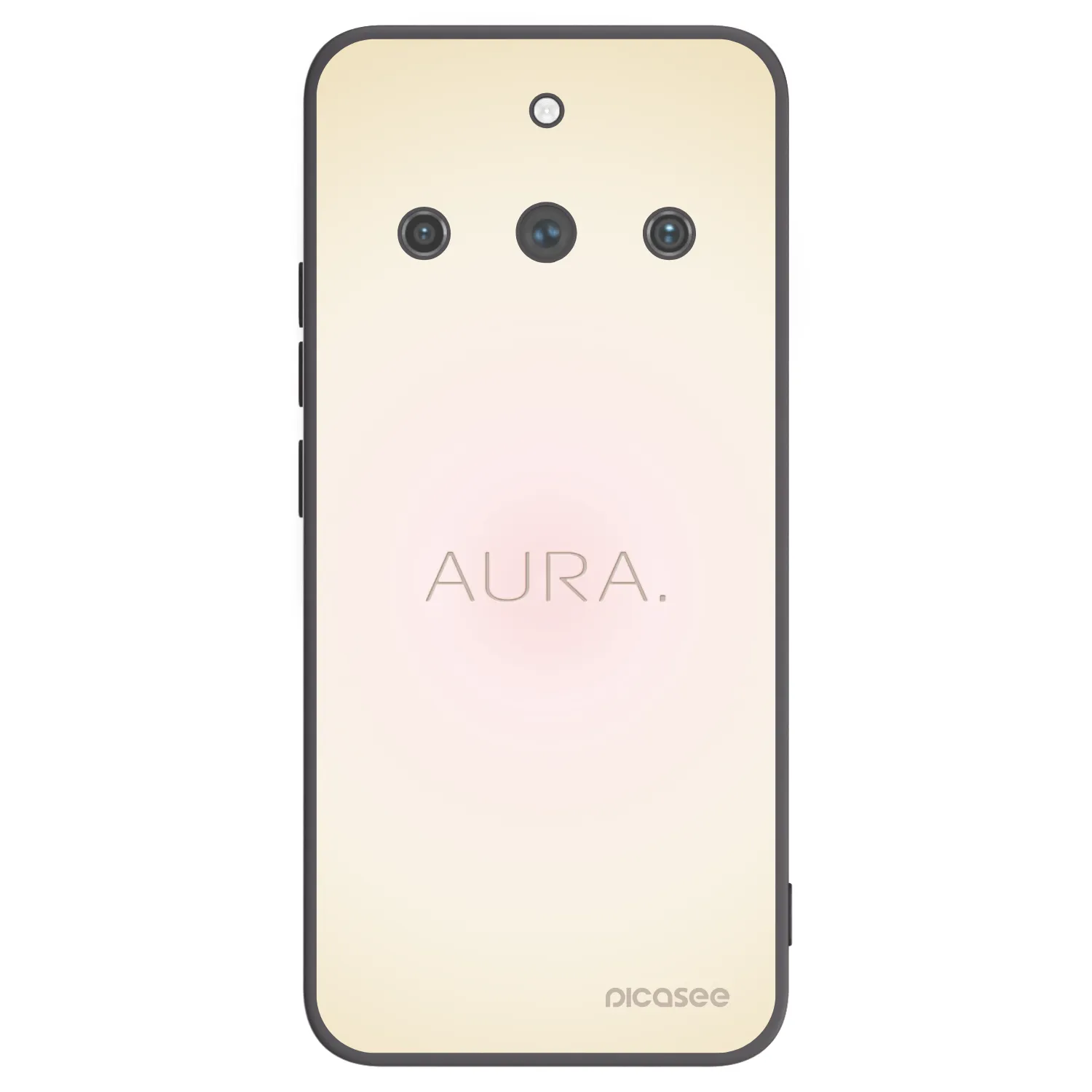 Picasee fekete szilikon tok az alábbi mobiltelefonokra Realme 11 Pro+ - Aura