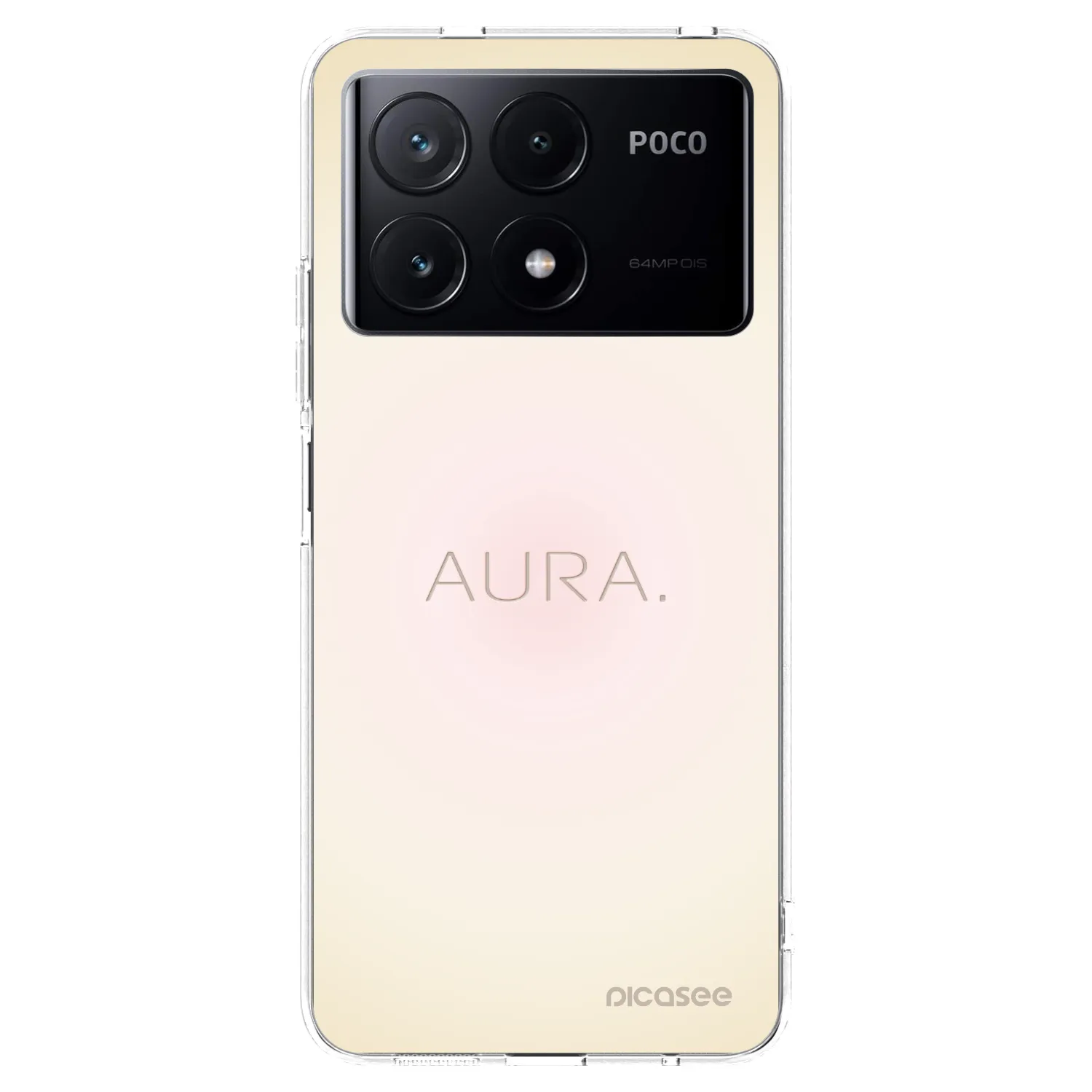 Picasee átlátszó szilikon tok az alábbi mobiltelefonokra Xiaomi Poco X6 Pro - Aura