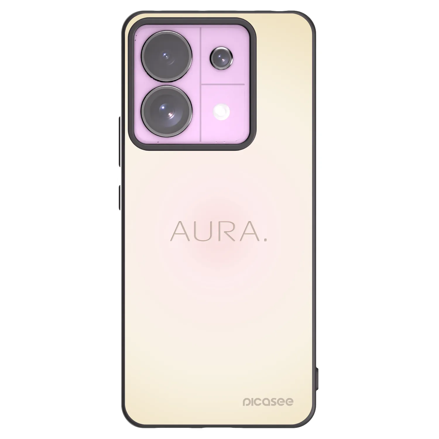 Picasee fekete szilikon tok az alábbi mobiltelefonokra Xiaomi Redmi Note 13 Pro 5G - Aura