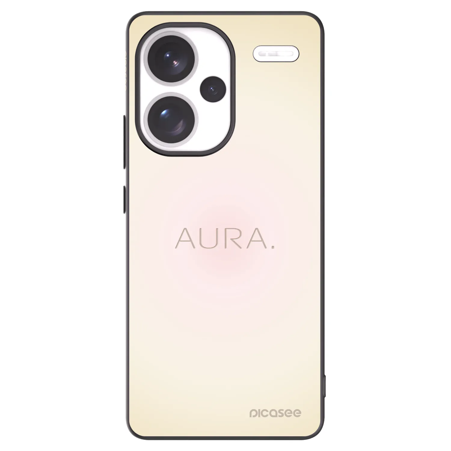 Picasee fekete szilikon tok az alábbi mobiltelefonokra Xiaomi Redmi Note 13 Pro+ 5G - Aura