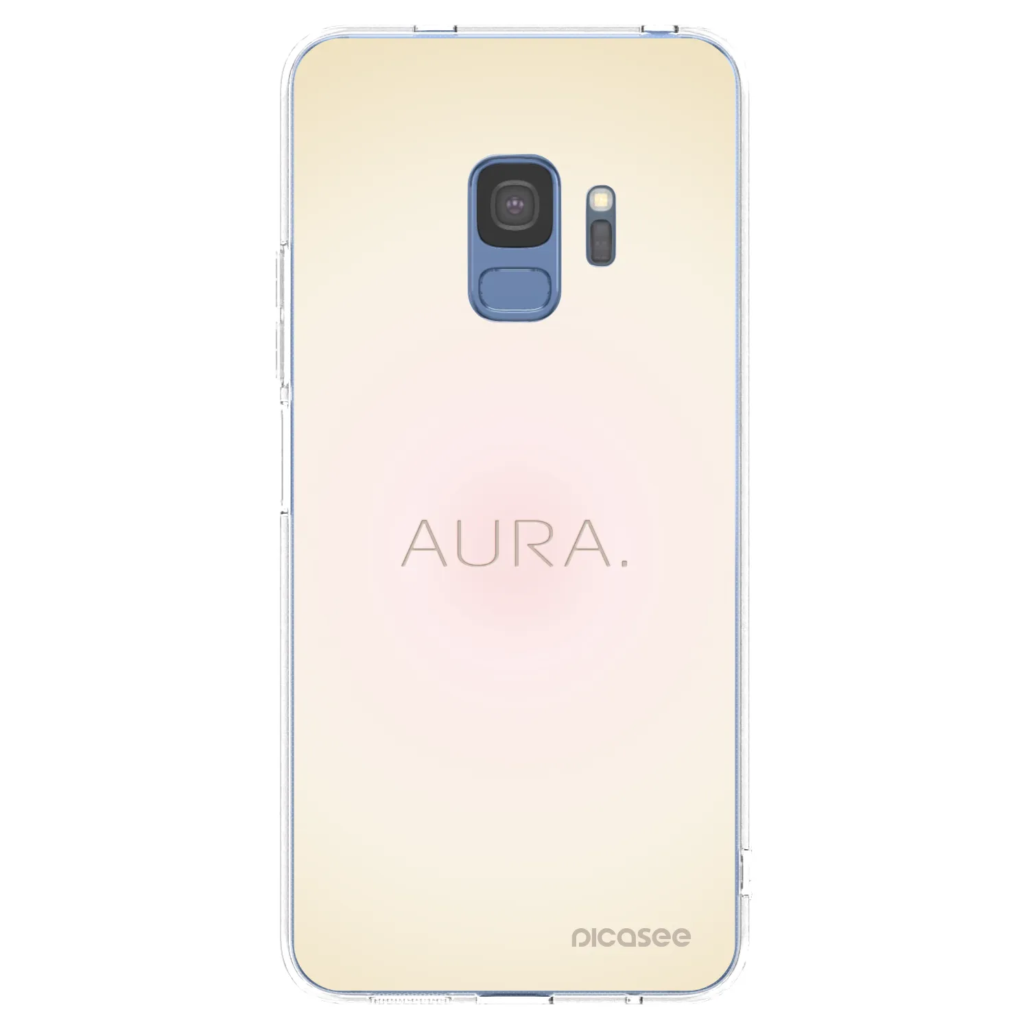 Picasee átlátszó szilikon tok az alábbi mobiltelefonokra Samsung Galaxy S9 G960F - Aura
