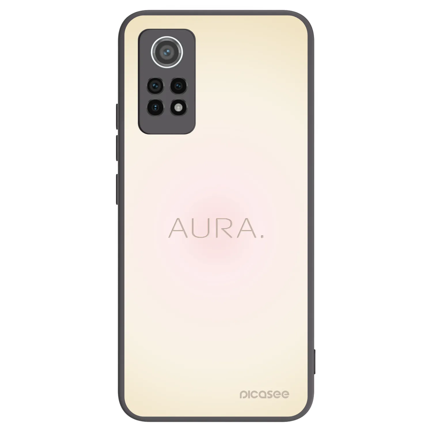 Picasee fekete szilikon tok az alábbi mobiltelefonokra Xiaomi Redmi Note 12 Pro 4G - Aura