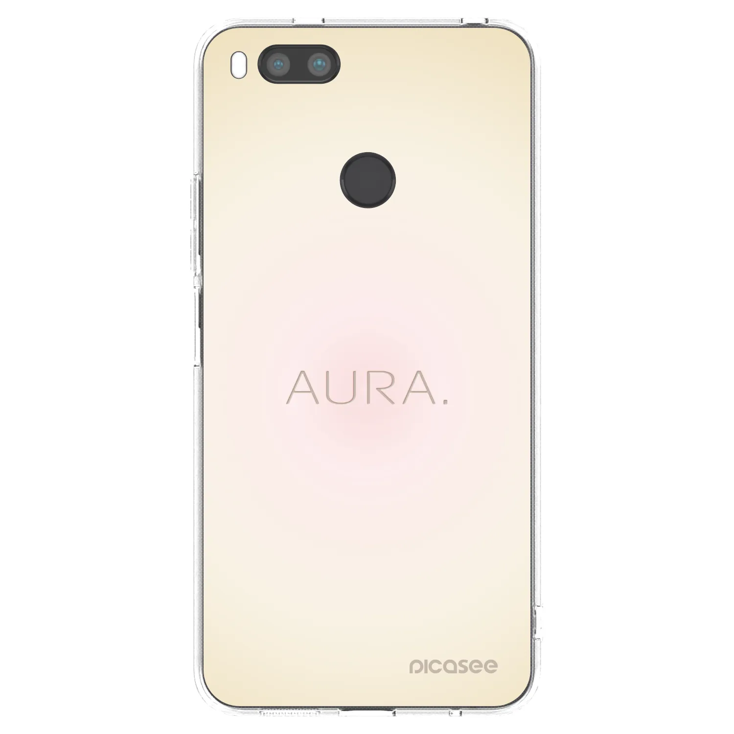 Picasee átlátszó szilikon tok az alábbi mobiltelefonokra Xiaomi Mi A1 Global - Aura