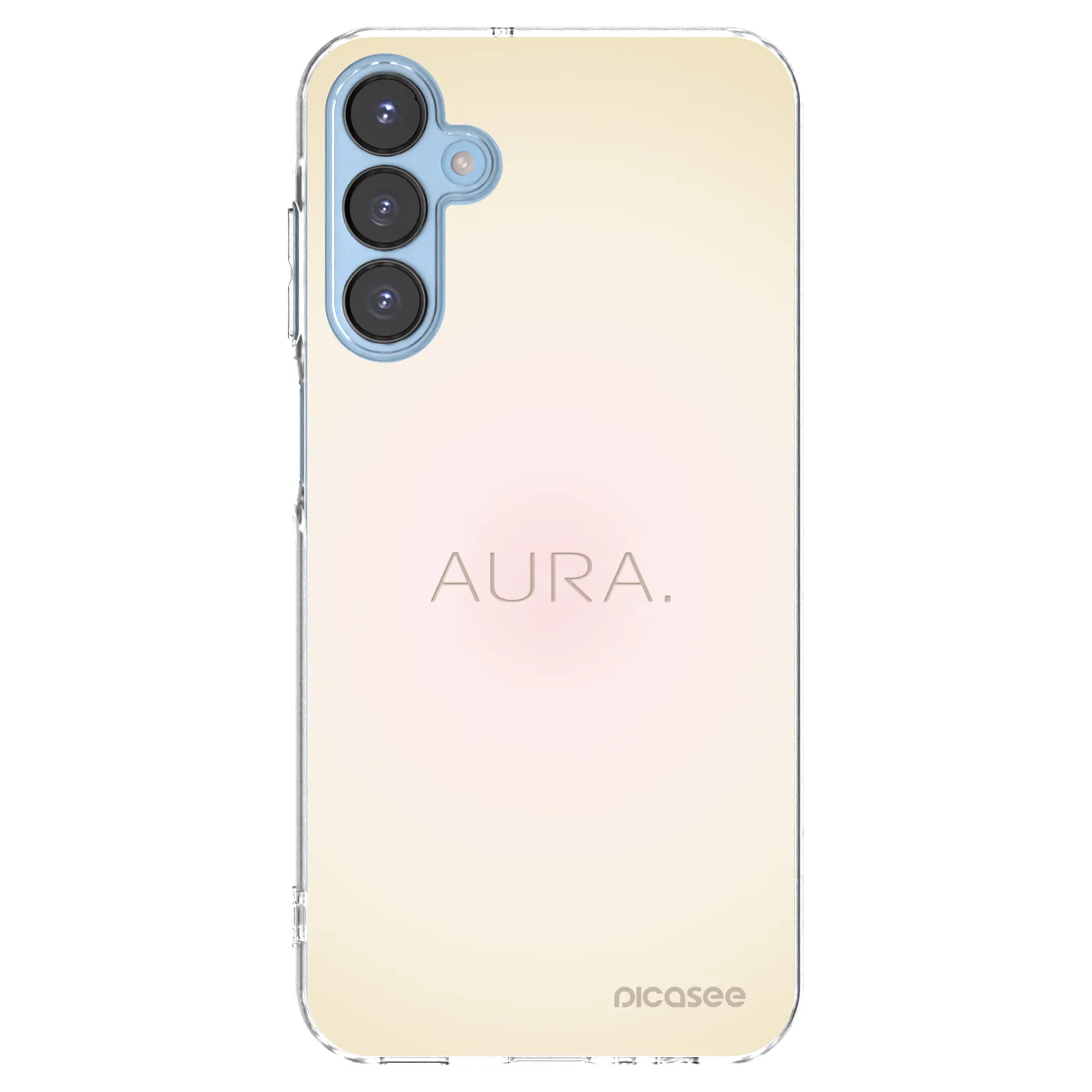 Picasee átlátszó szilikon tok az alábbi mobiltelefonokra Samsung Galaxy A15 A156B 5G - Aura