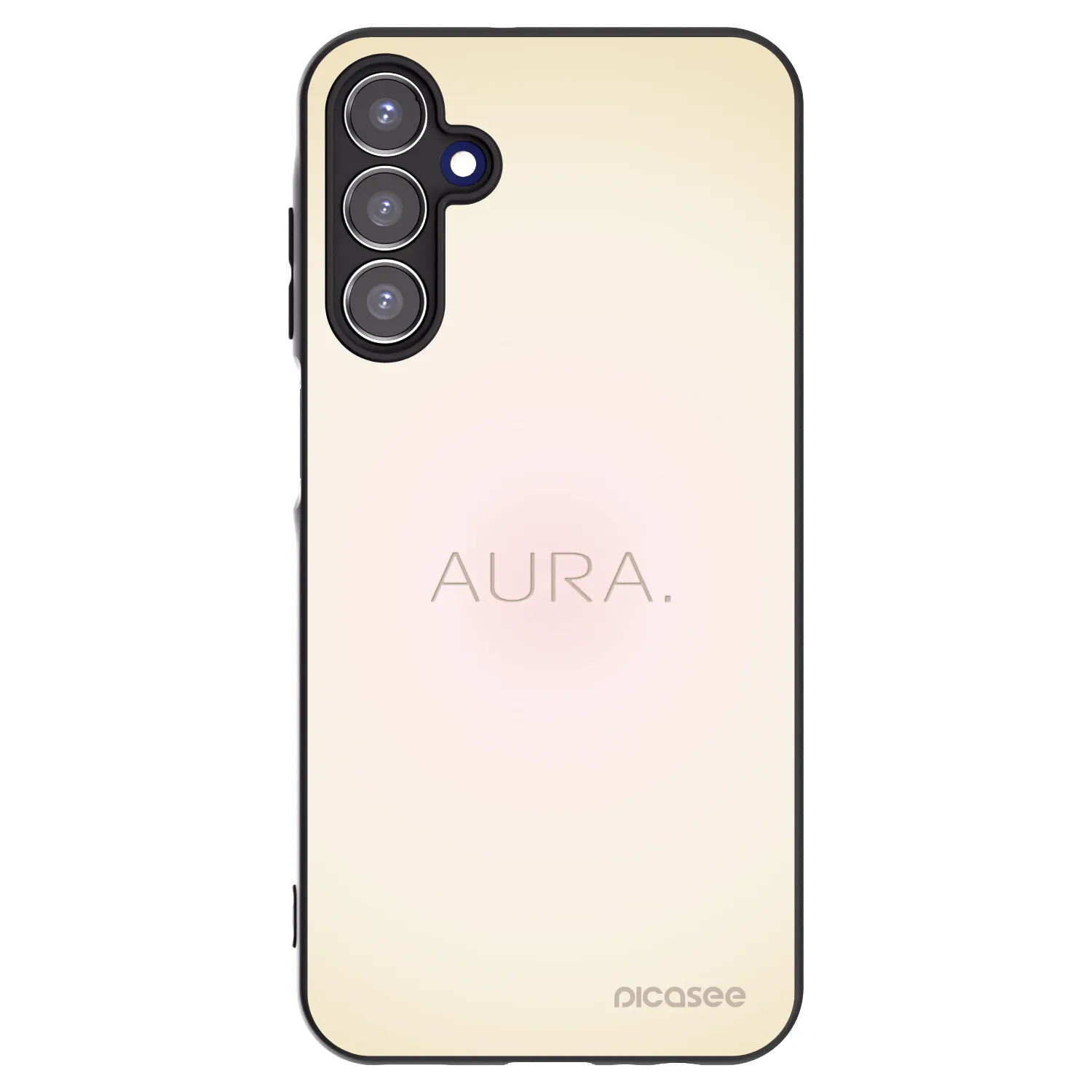 Picasee fekete szilikon tok az alábbi mobiltelefonokra Samsung Galaxy A15 A155F 4G - Aura