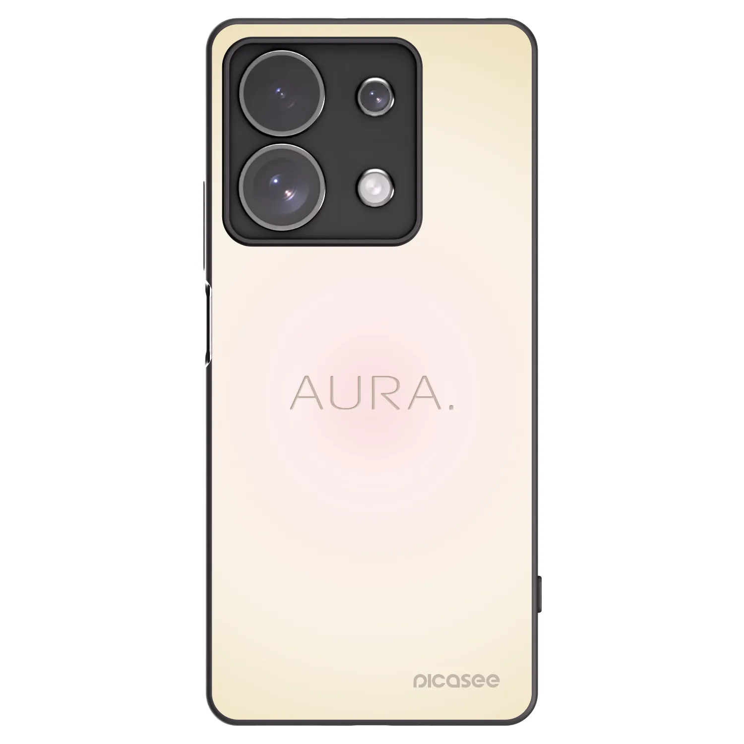 Picasee fekete szilikon tok az alábbi mobiltelefonokra Xiaomi Redmi Note 13 Pro 4G - Aura