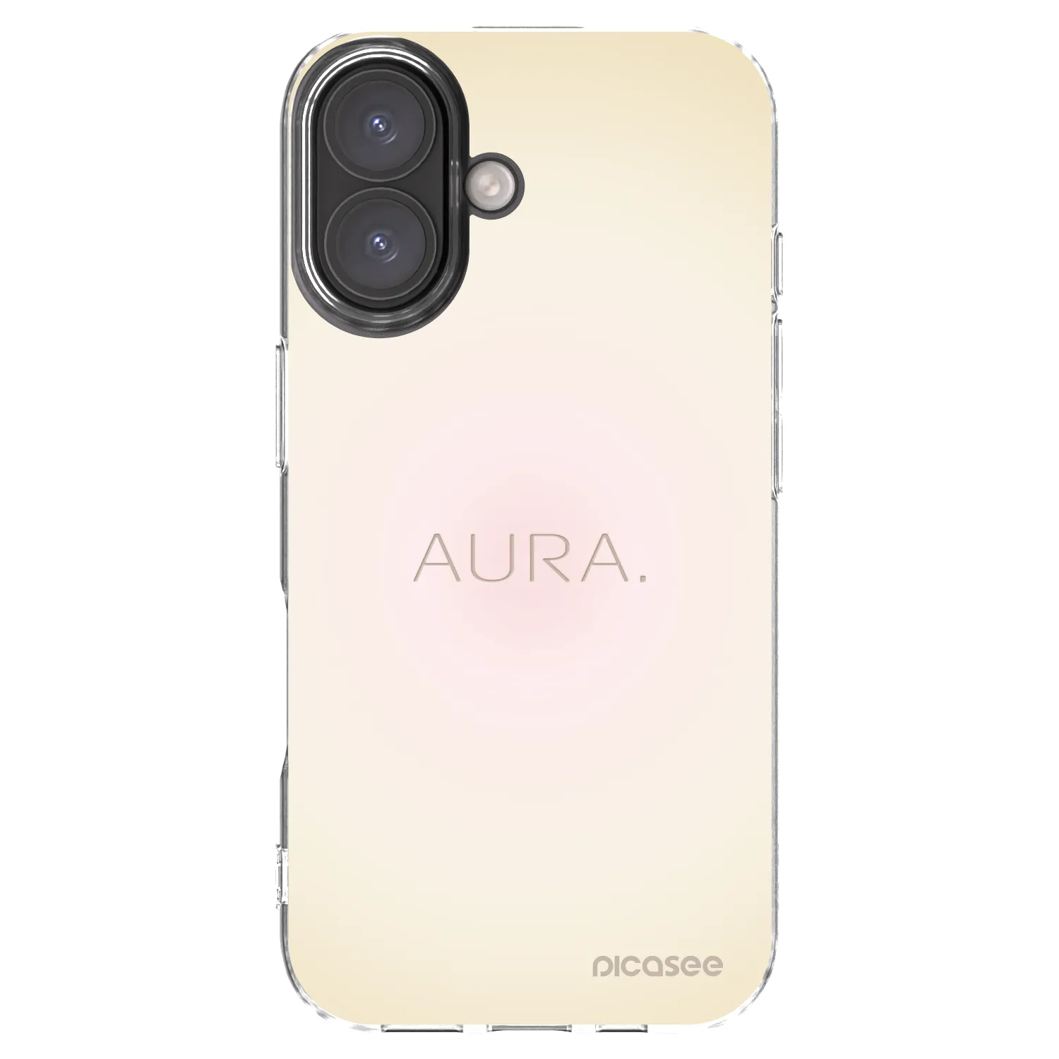 Picasee átlátszó szilikon tok az alábbi mobiltelefonokra Apple iPhone 16 - Aura