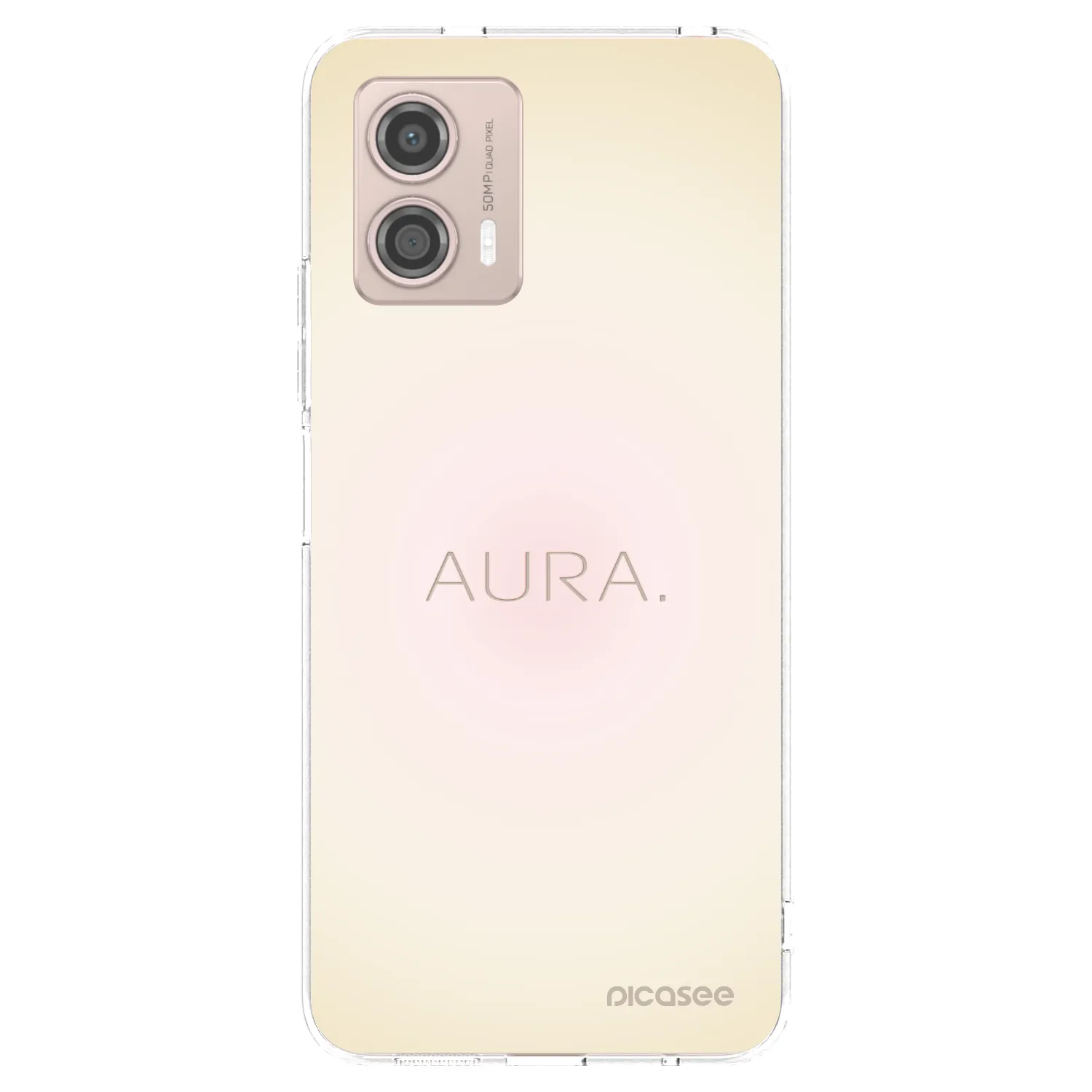 Picasee átlátszó szilikon tok az alábbi mobiltelefonokra Motorola Moto G53 5G - Aura