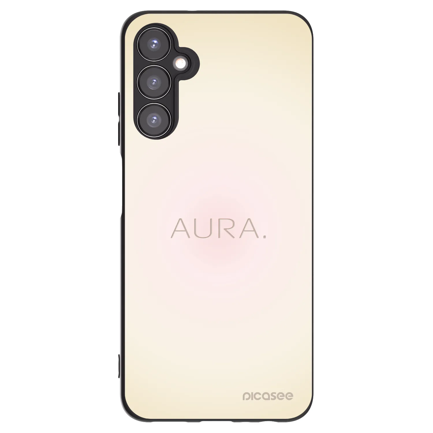 Picasee fekete szilikon tok az alábbi mobiltelefonokra Samsung Galaxy A05s A057G - Aura