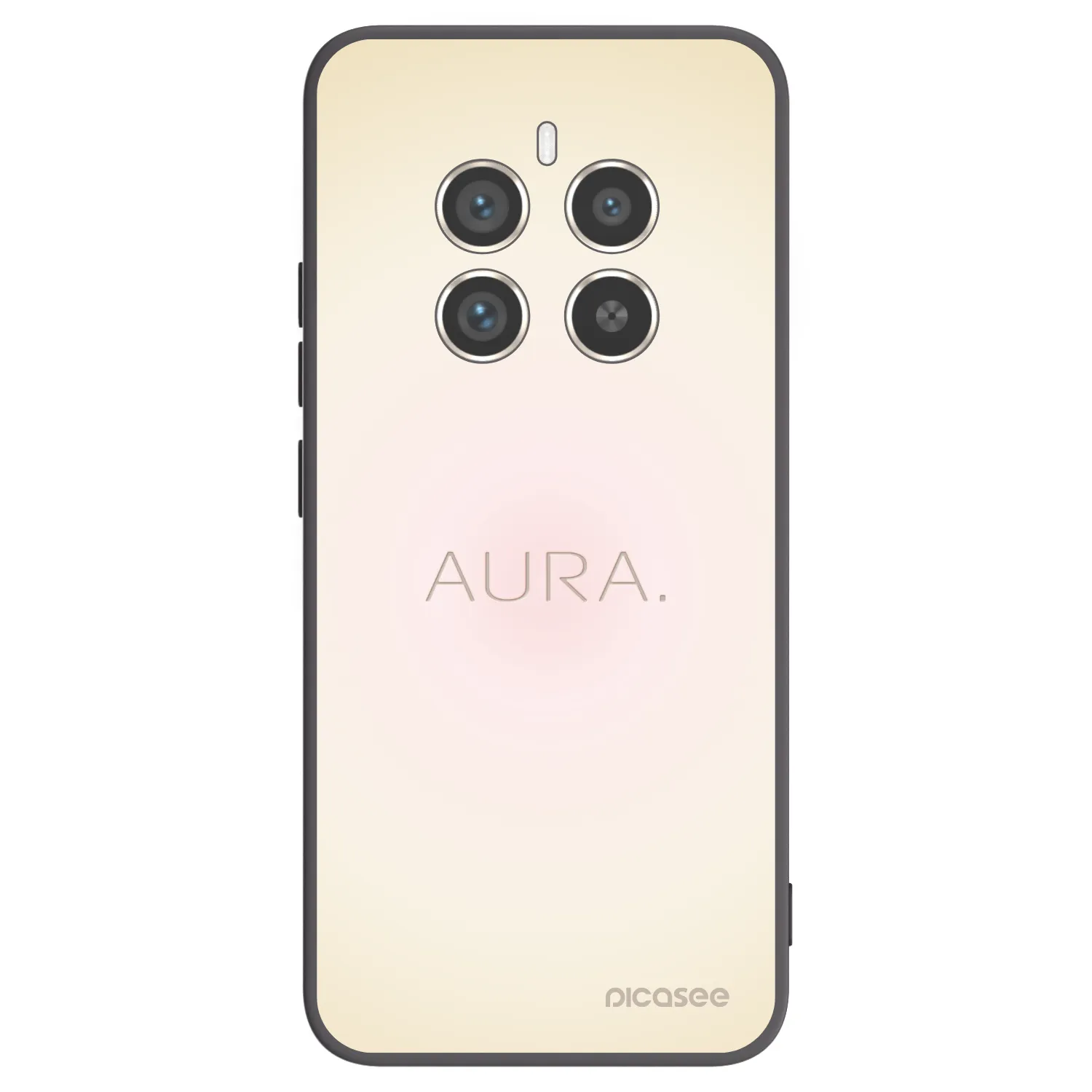 Picasee fekete szilikon tok az alábbi mobiltelefonokra Realme 12 Pro 5G - Aura