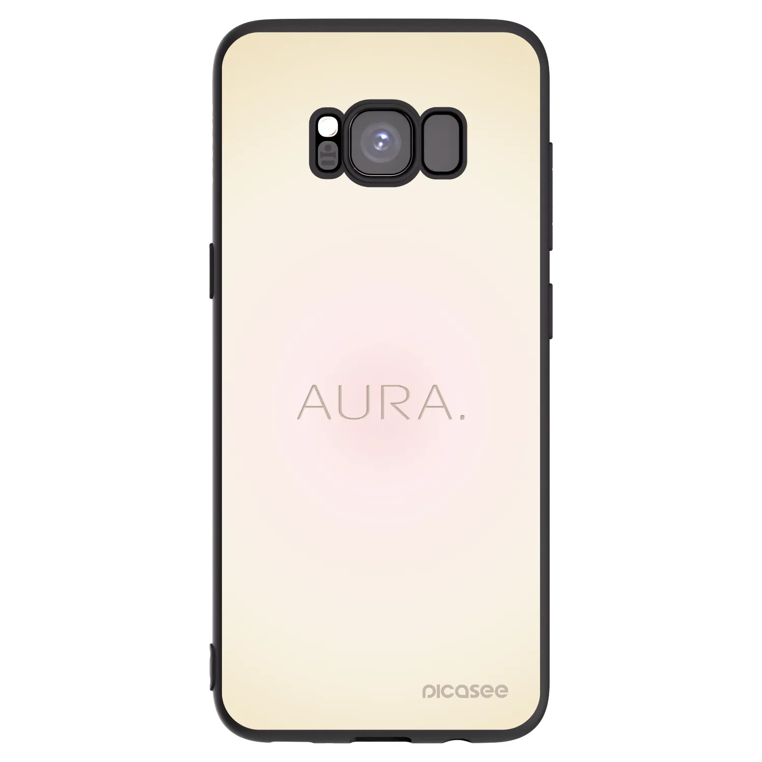 Picasee fekete szilikon tok az alábbi mobiltelefonokra Samsung Galaxy S8 G950F - Aura