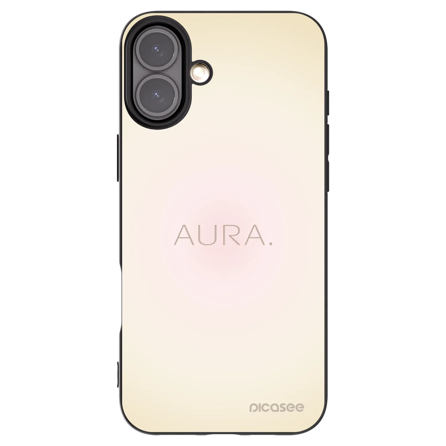 Picasee fekete szilikon tok az alábbi mobiltelefonokra Apple iPhone 16 Plus - Aura