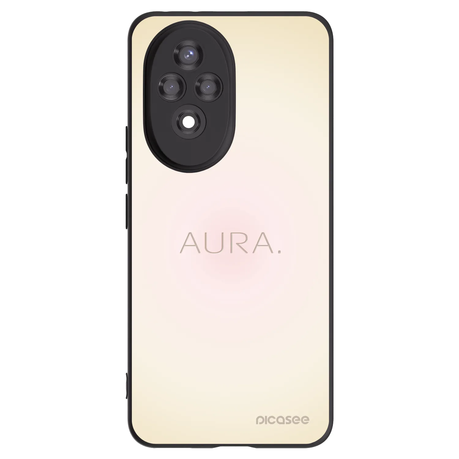 Picasee fekete szilikon tok az alábbi mobiltelefonokra Honor 200 Pro 5G - Aura