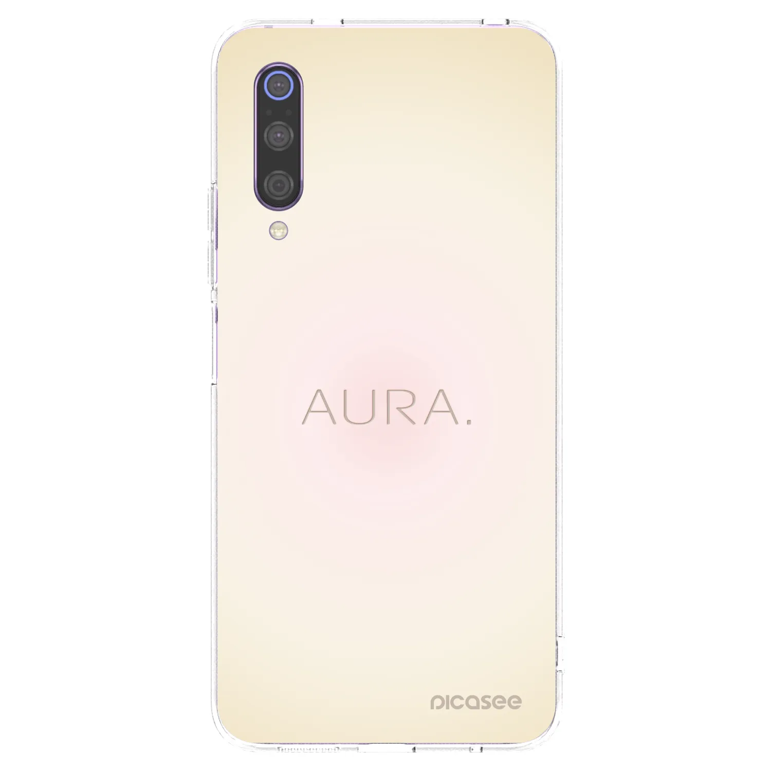 Picasee átlátszó szilikon tok az alábbi mobiltelefonokra Xiaomi Mi 9 - Aura