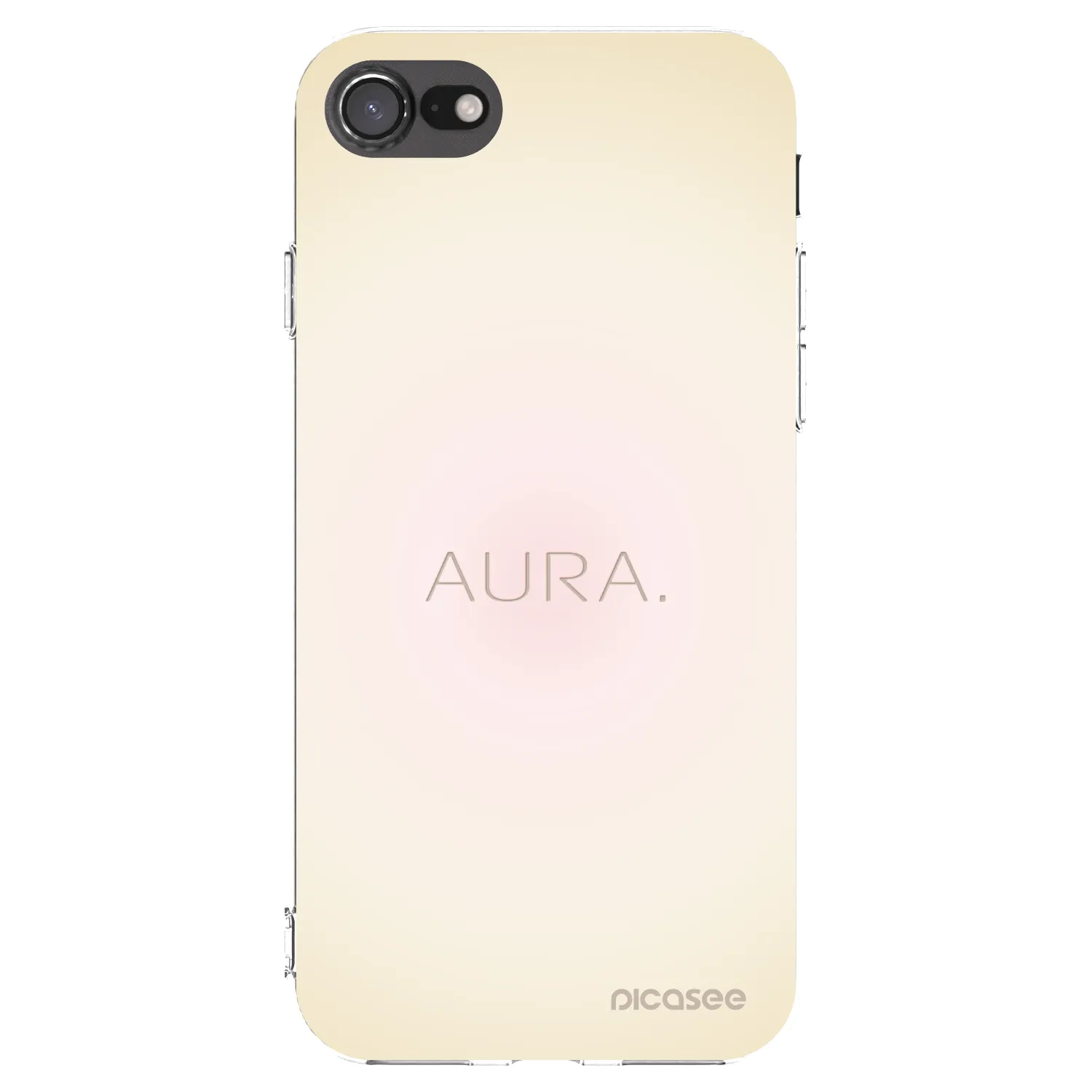 Picasee átlátszó szilikon tok az alábbi mobiltelefonokra Apple iPhone 7 - Aura