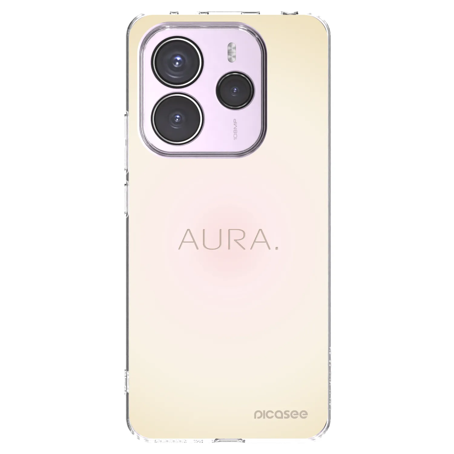 Picasee átlátszó szilikon tok az alábbi mobiltelefonokra Xiaomi Redmi Note 14 5G - Aura