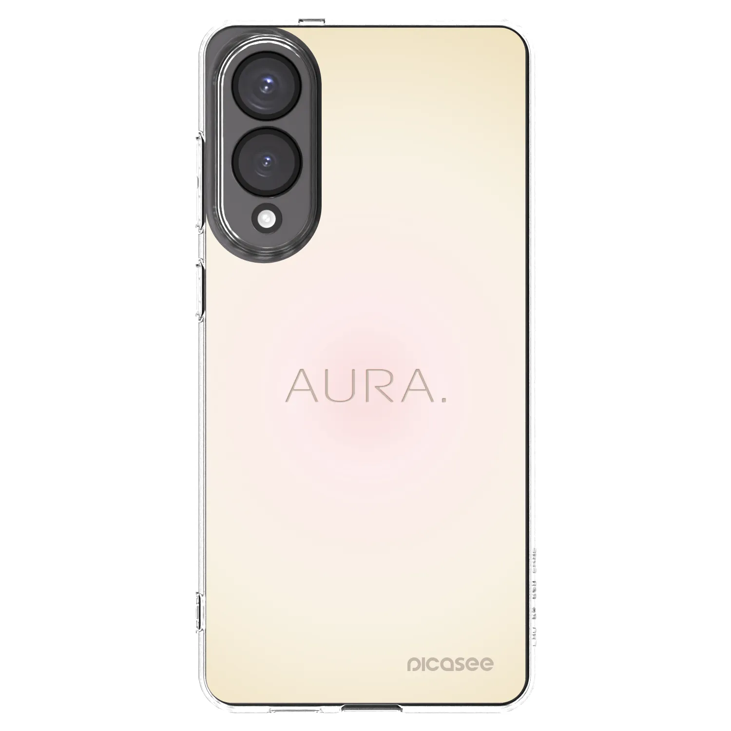 Picasee átlátszó szilikon tok az alábbi mobiltelefonokra Samsung Galaxy S25 Edge 5G - Aura
