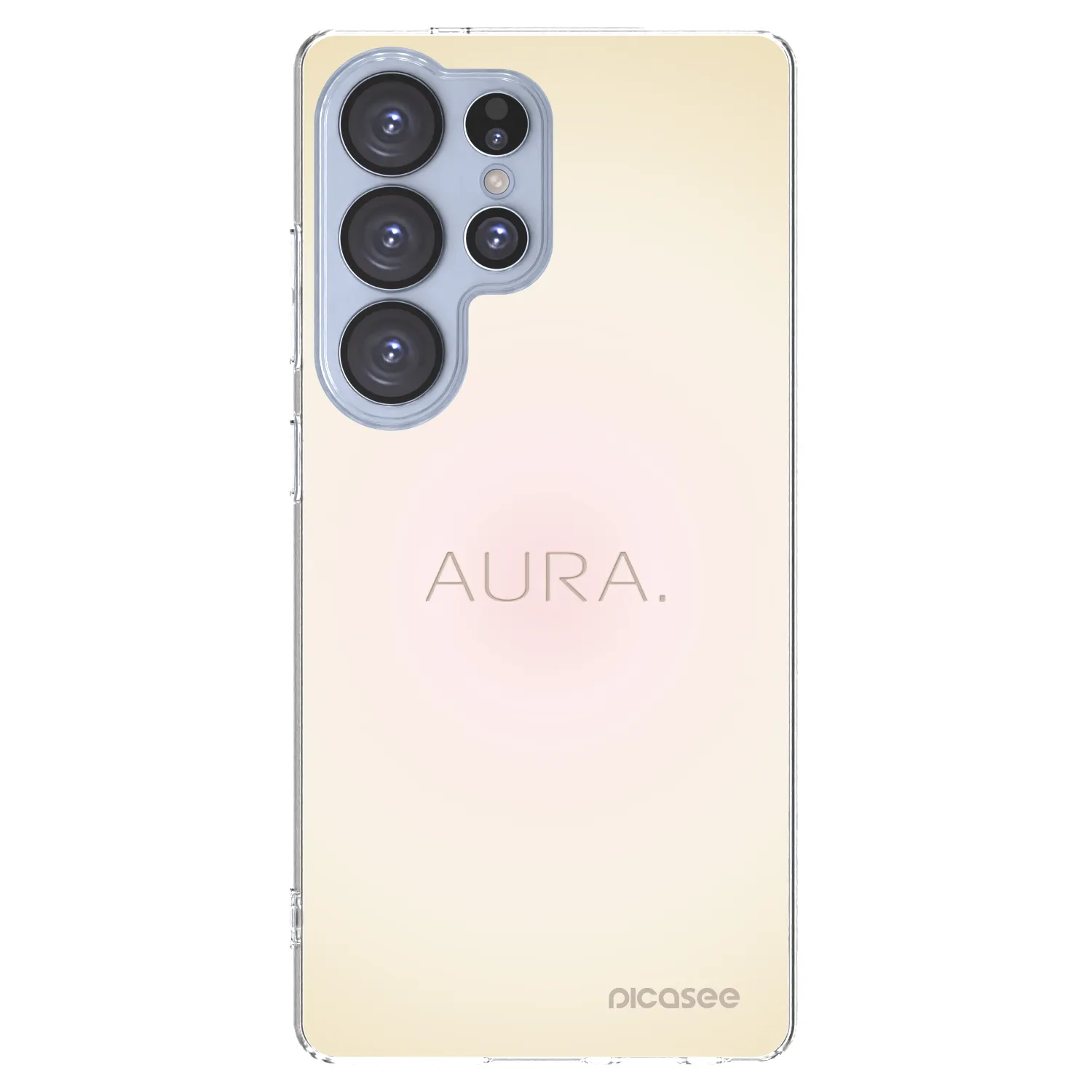 Picasee átlátszó szilikon tok az alábbi mobiltelefonokra Samsung Galaxy S25 Ultra 5G - Aura
