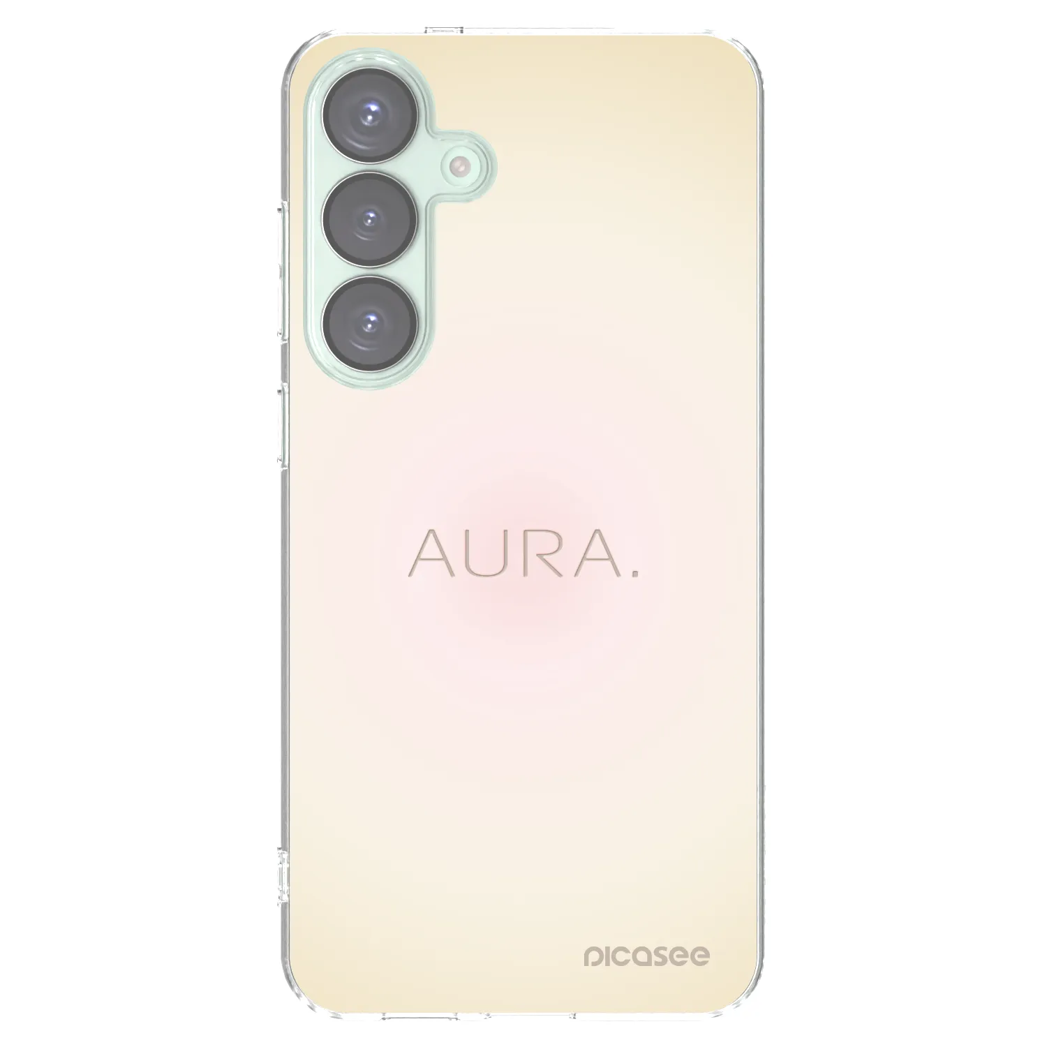Picasee átlátszó szilikon tok az alábbi mobiltelefonokra Samsung Galaxy S25+ 5G - Aura
