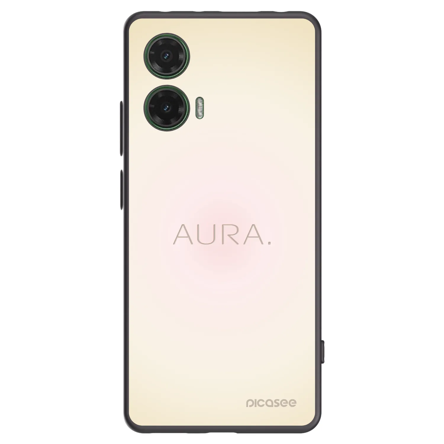 Picasee fekete szilikon tok az alábbi mobiltelefonokra Motorola Moto G35 5G - Aura