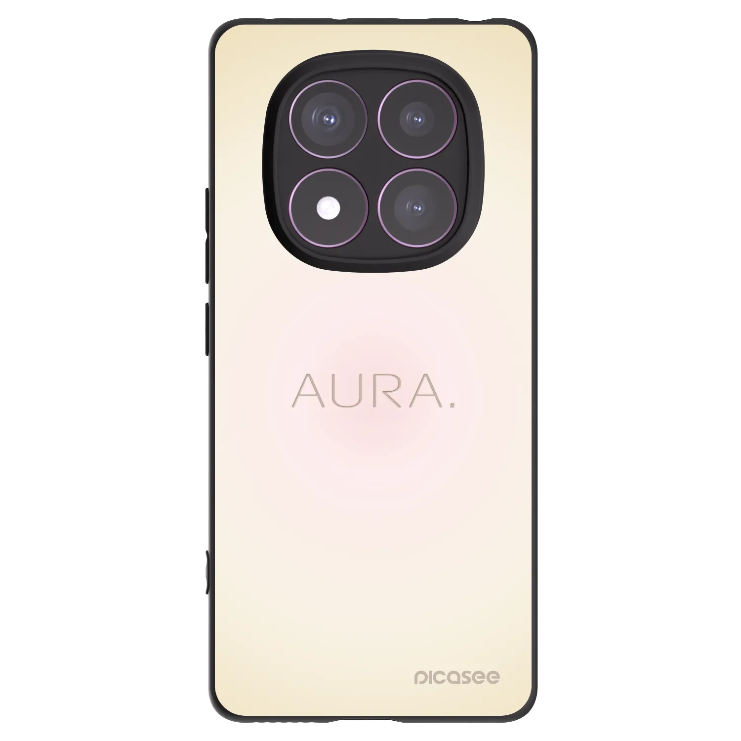 Picasee fekete szilikon tok az alábbi mobiltelefonokra Xiaomi Redmi Note 14 Pro 4G - Aura
