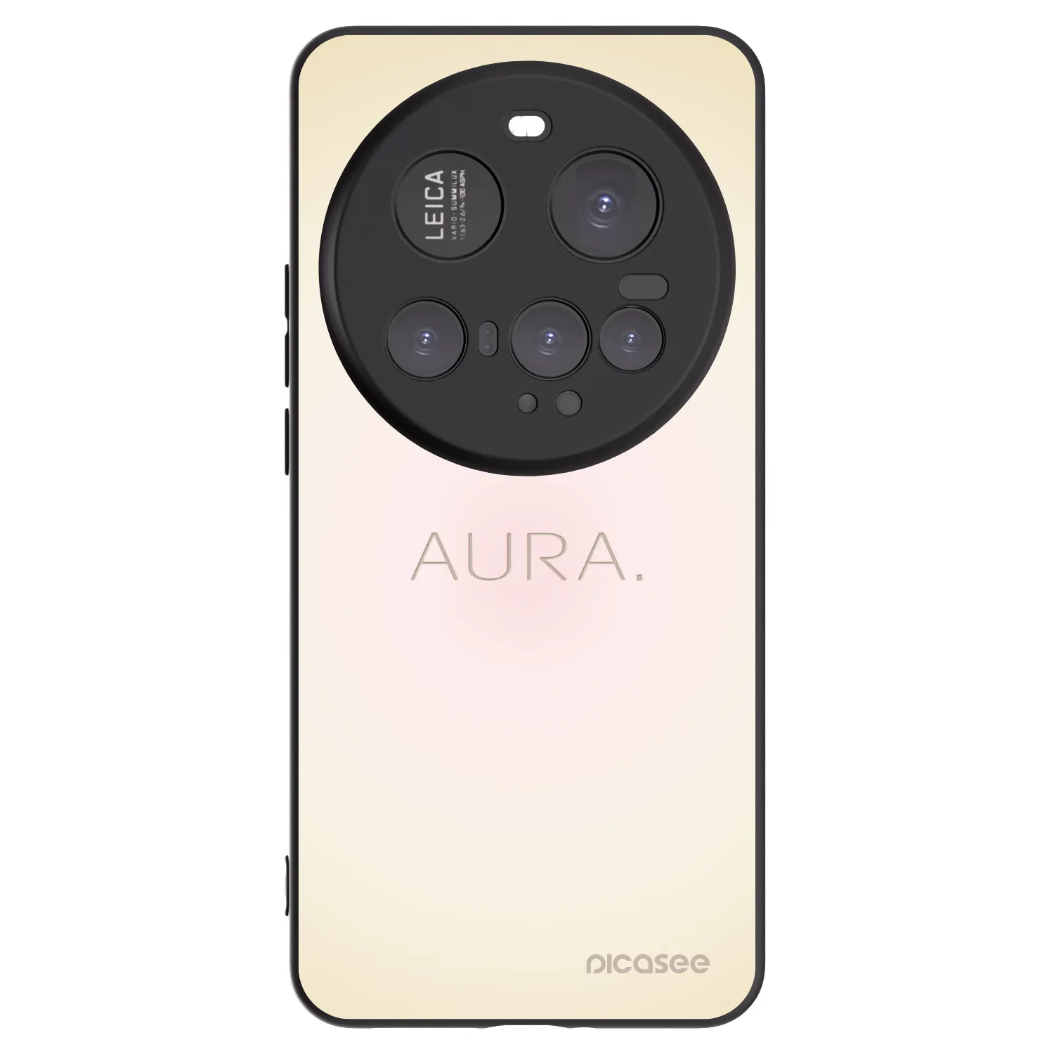 Picasee fekete szilikon tok az alábbi mobiltelefonokra Xiaomi 15 Ultra - Aura