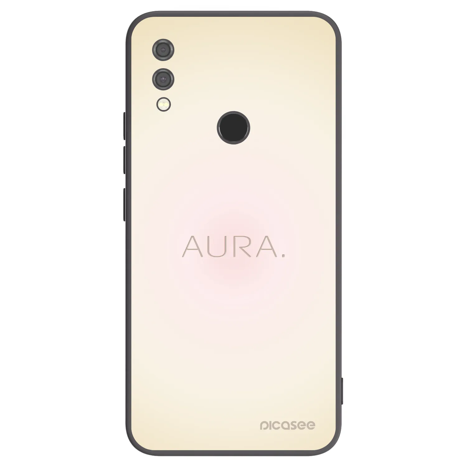 Picasee fekete szilikon tok az alábbi mobiltelefonokra Xiaomi Redmi Note 7 - Aura