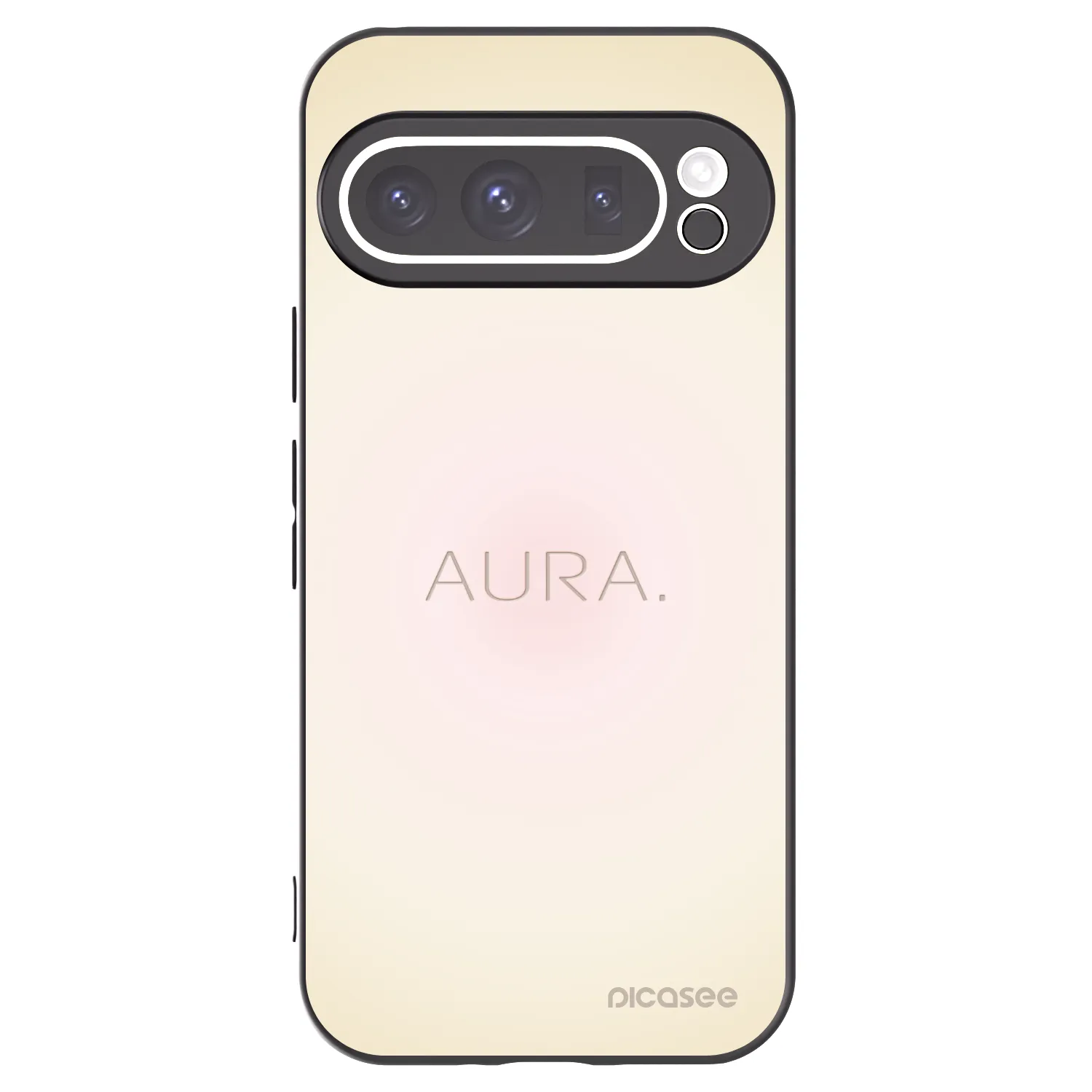 Picasee fekete szilikon tok az alábbi mobiltelefonokra Google Pixel 9 Pro - Aura