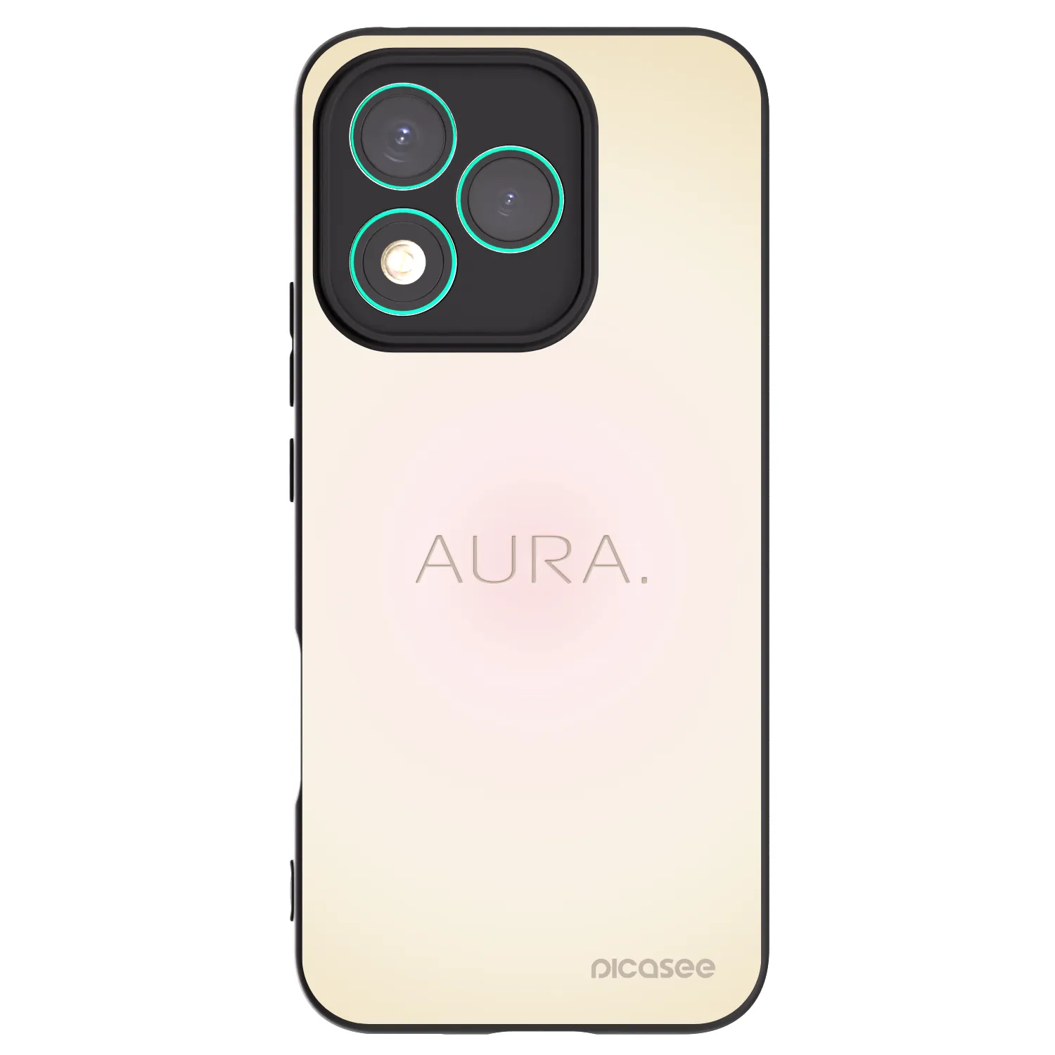Picasee fekete szilikon tok az alábbi mobiltelefonokra Honor 400 Lite 5G - Aura