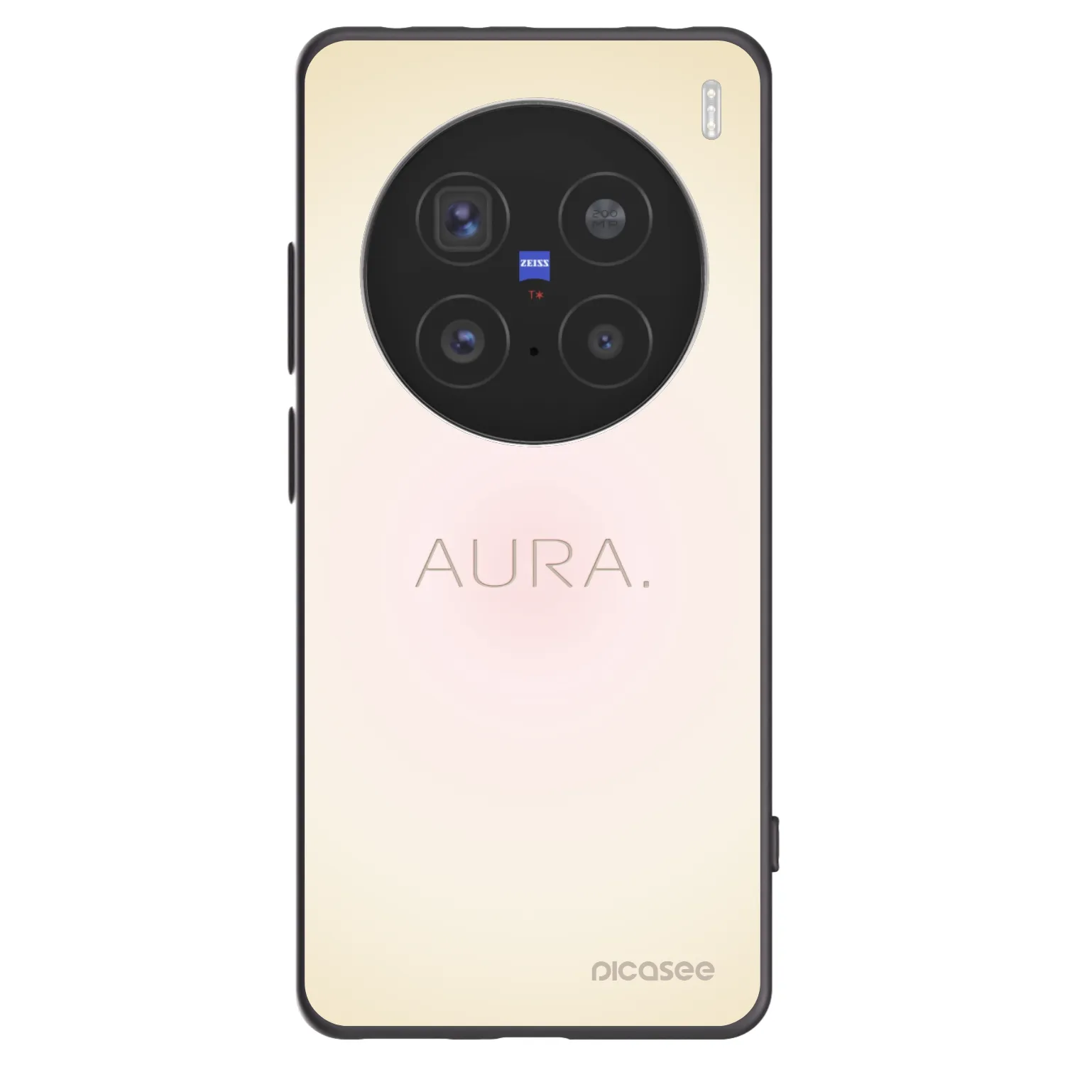 Picasee fekete szilikon tok az alábbi mobiltelefonokra Vivo X200 Pro - Aura
