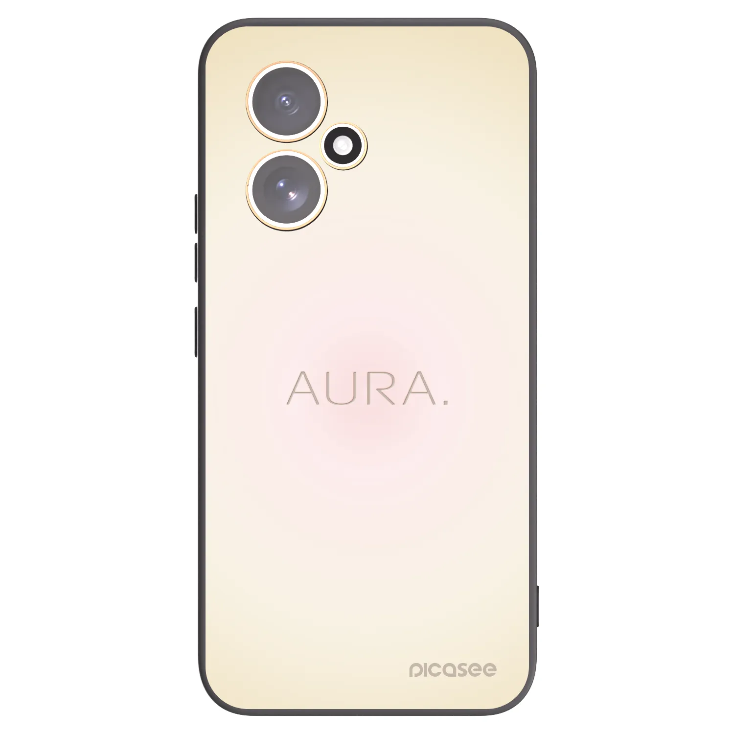 Picasee fekete szilikon tok az alábbi mobiltelefonokra Honor 400 5G - Aura