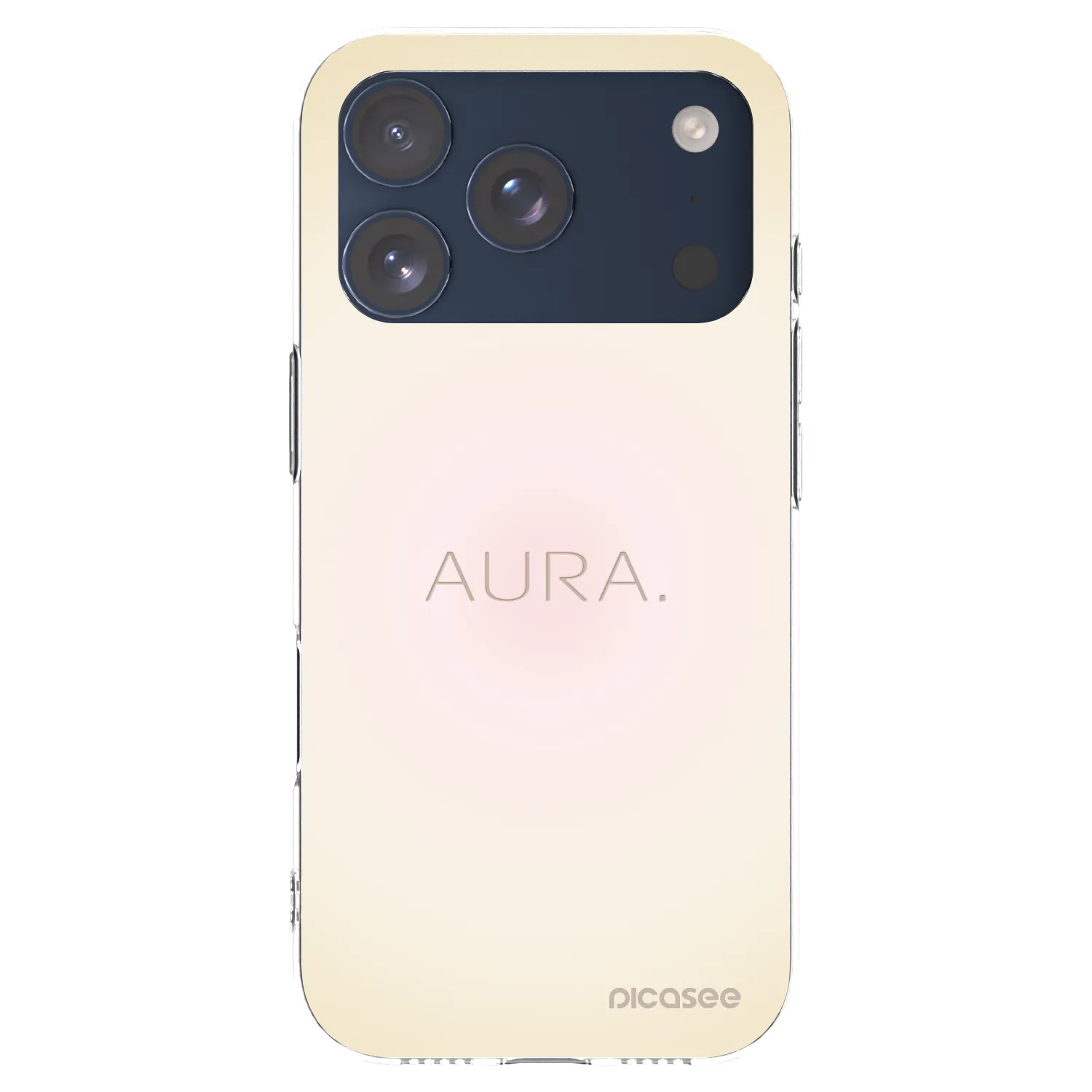 Picasee átlátszó szilikon tok az alábbi mobiltelefonokra Apple iPhone 17 Pro - Aura