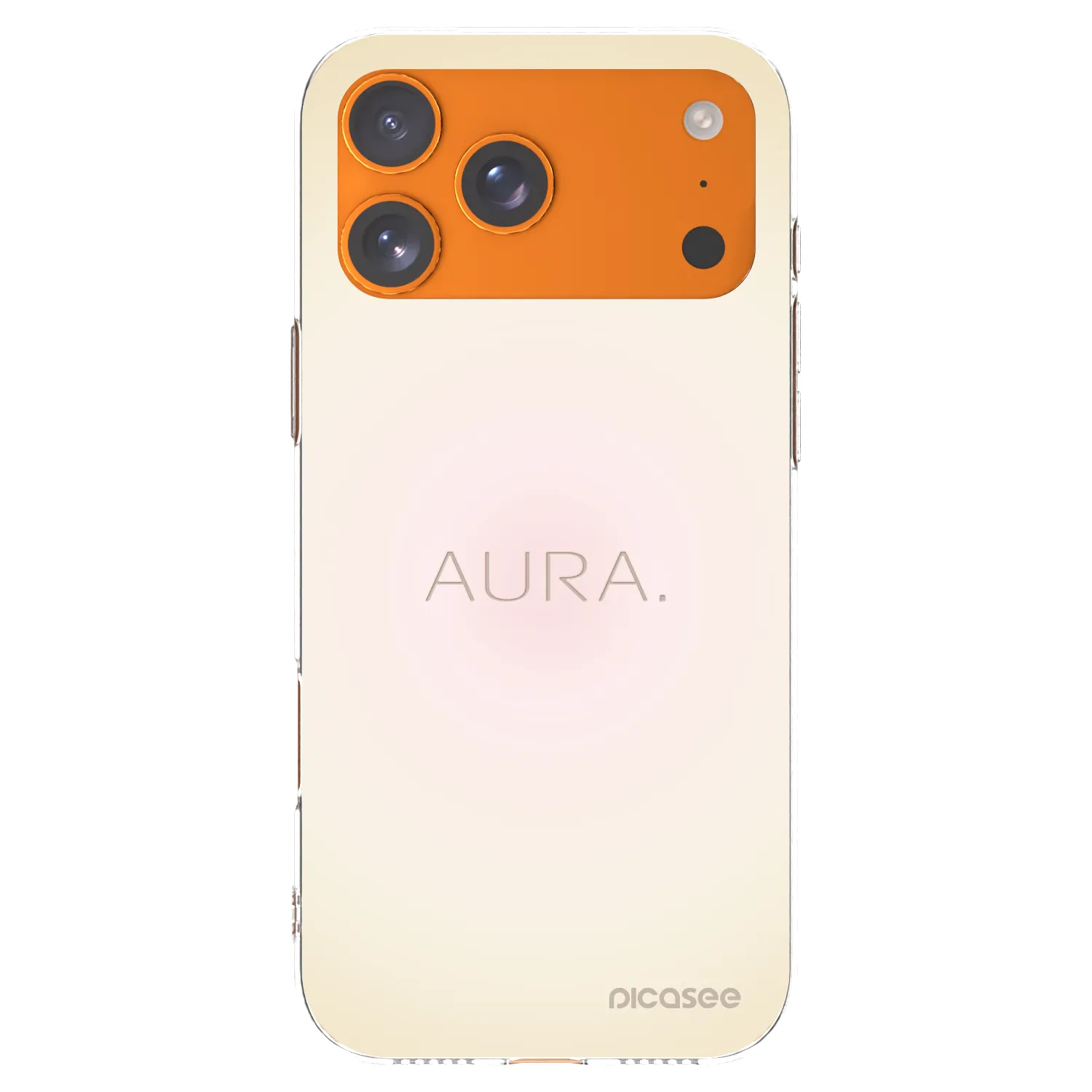 Picasee átlátszó szilikon tok az alábbi mobiltelefonokra Apple iPhone 17 Pro Max - Aura