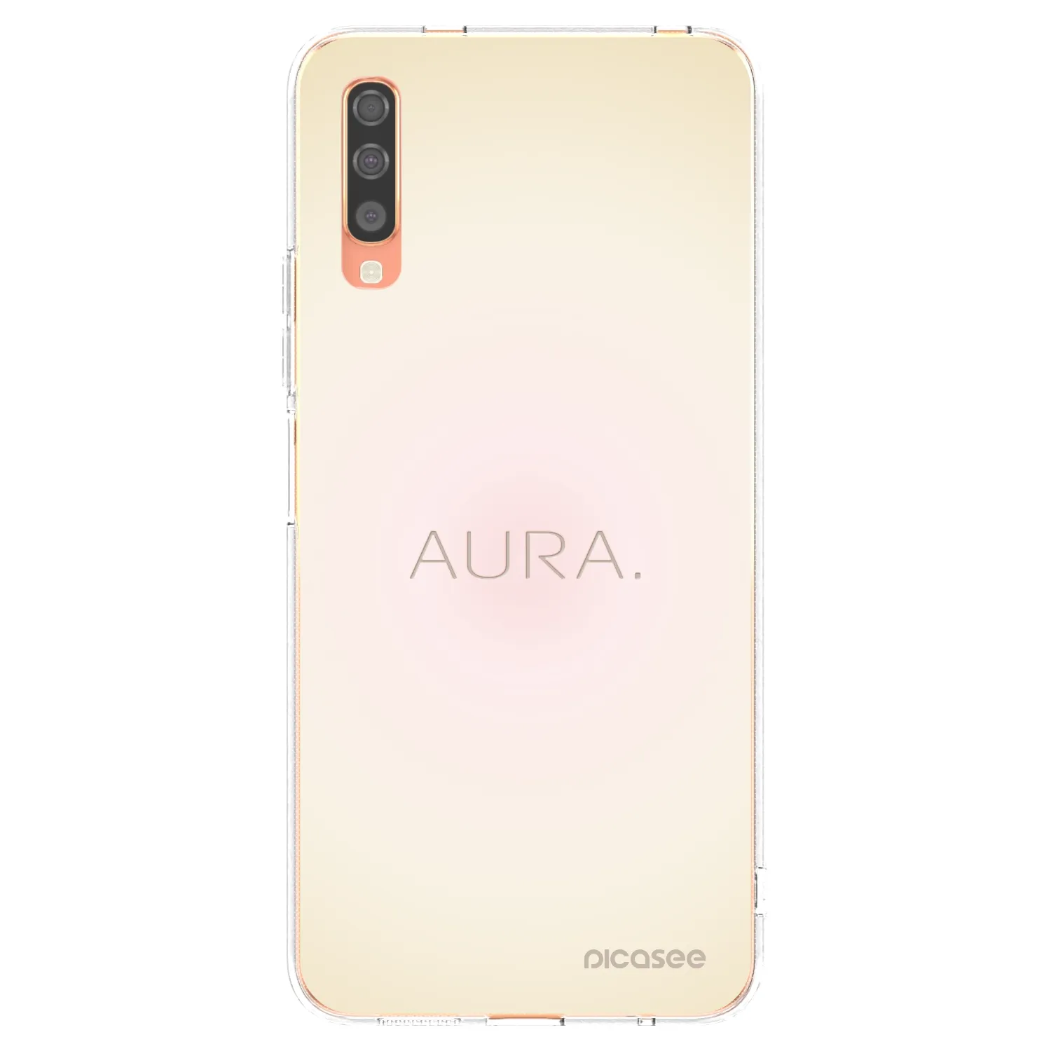 Picasee átlátszó szilikon tok az alábbi mobiltelefonokra Samsung Galaxy A70 A705F - Aura